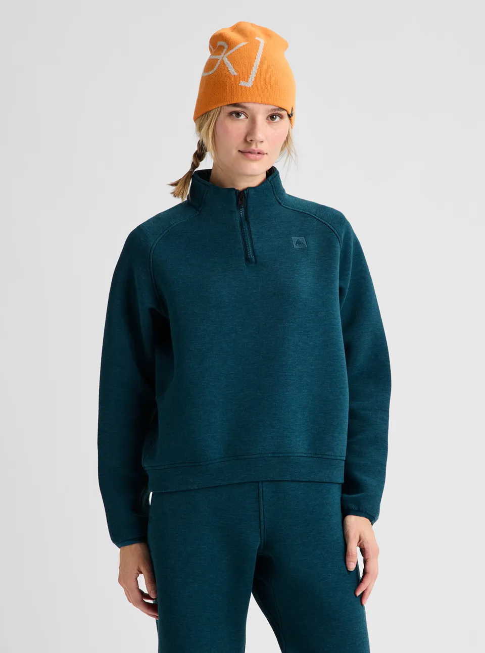 Burton SpaceCloud 1/4 Zip genser dame svart myk