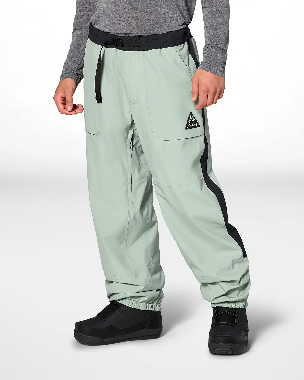 Jones Tweaker snowboardbukse stealth black vanntett 20K