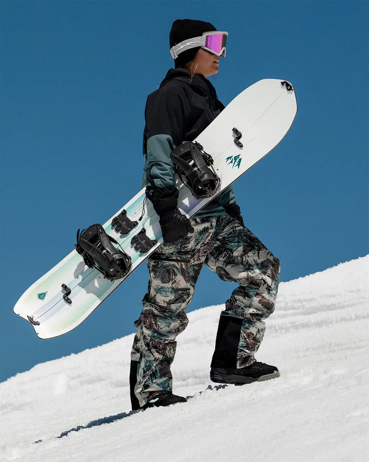 Jones Stratos splitboard dame 149 pudderprofil