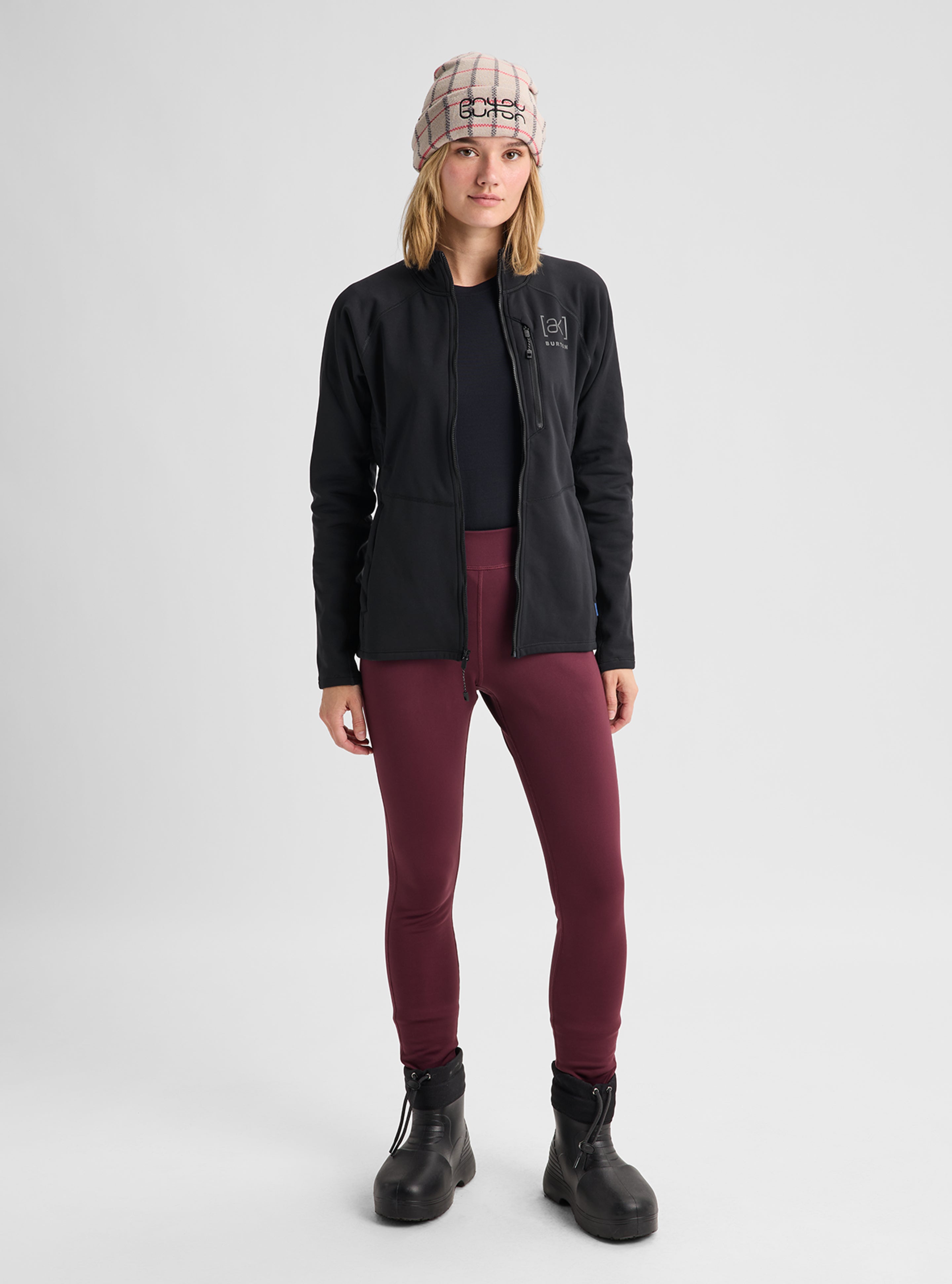 Burton [ak] Baker Stretch fleecejakke True Black stretch