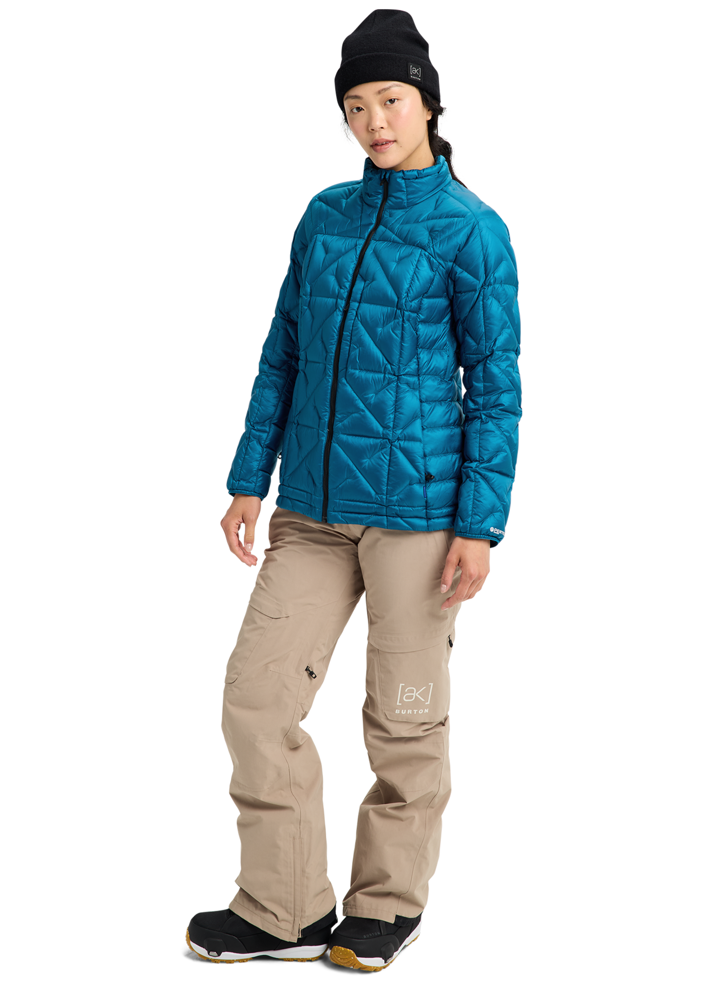 Burton [ak] Baker dunjakke dame Blue Teal isolerende