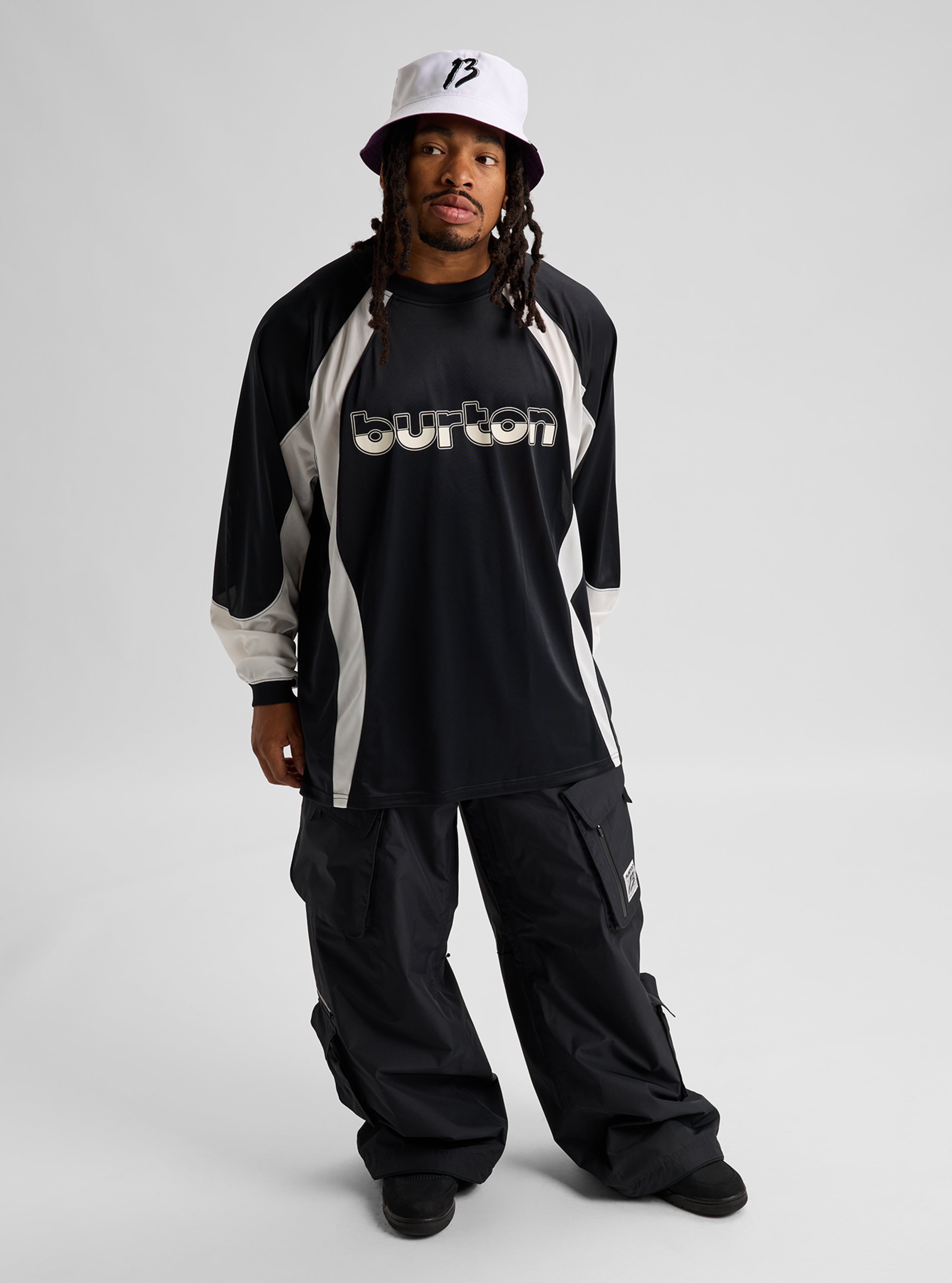 Burton Long Sleeve Jersey langermet trøye True Black herre
