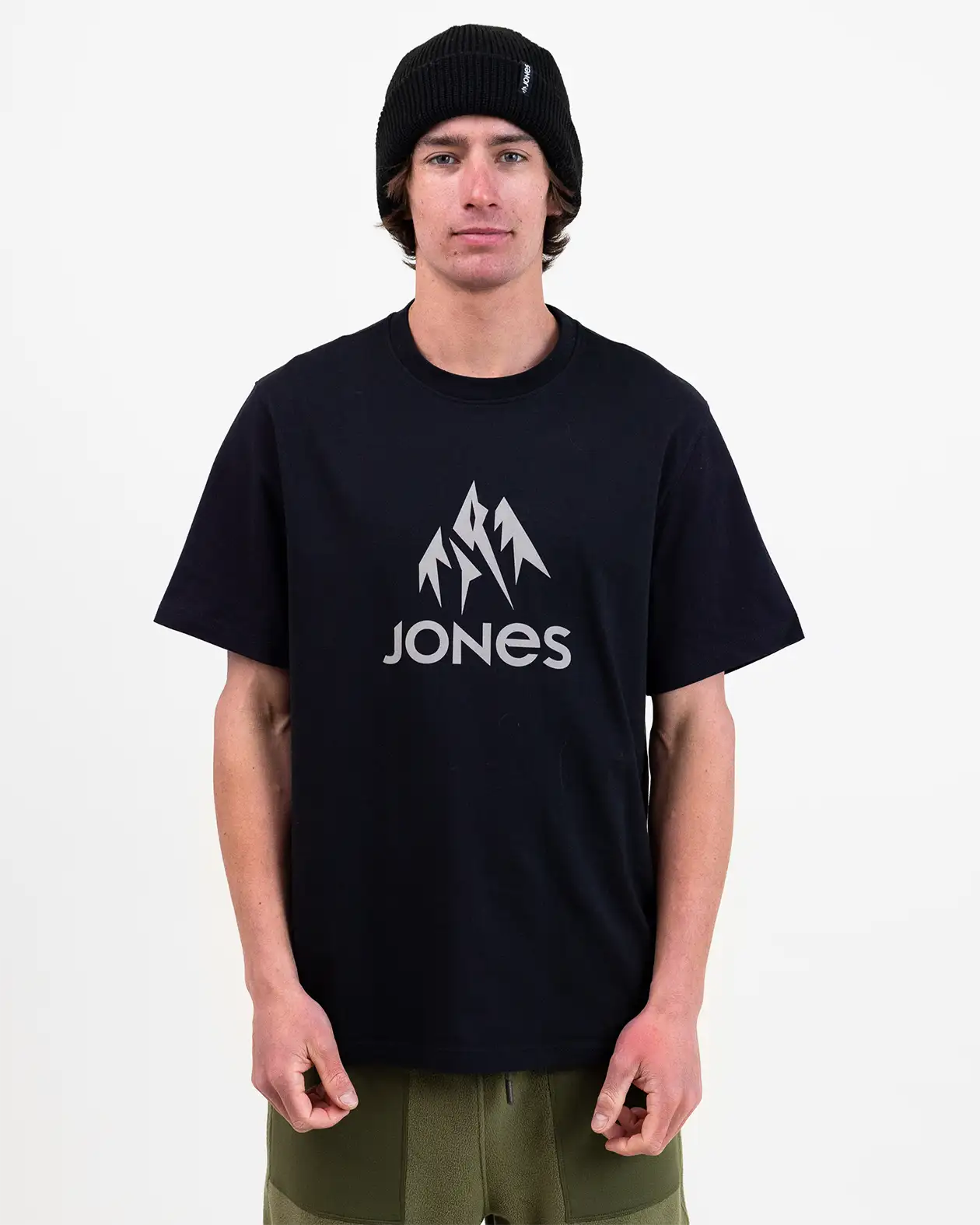 Jones Truckee Organic Cotton Tee t-skjorte Smoke Gray unisex