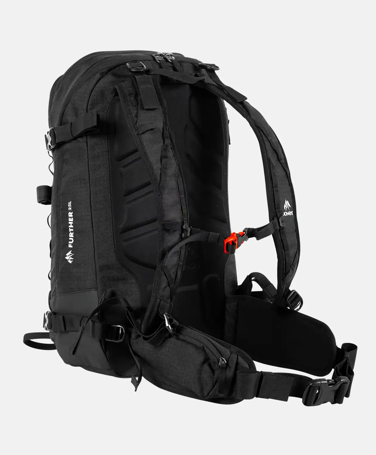 Jones Further 25L ryggsekk stealth black touring