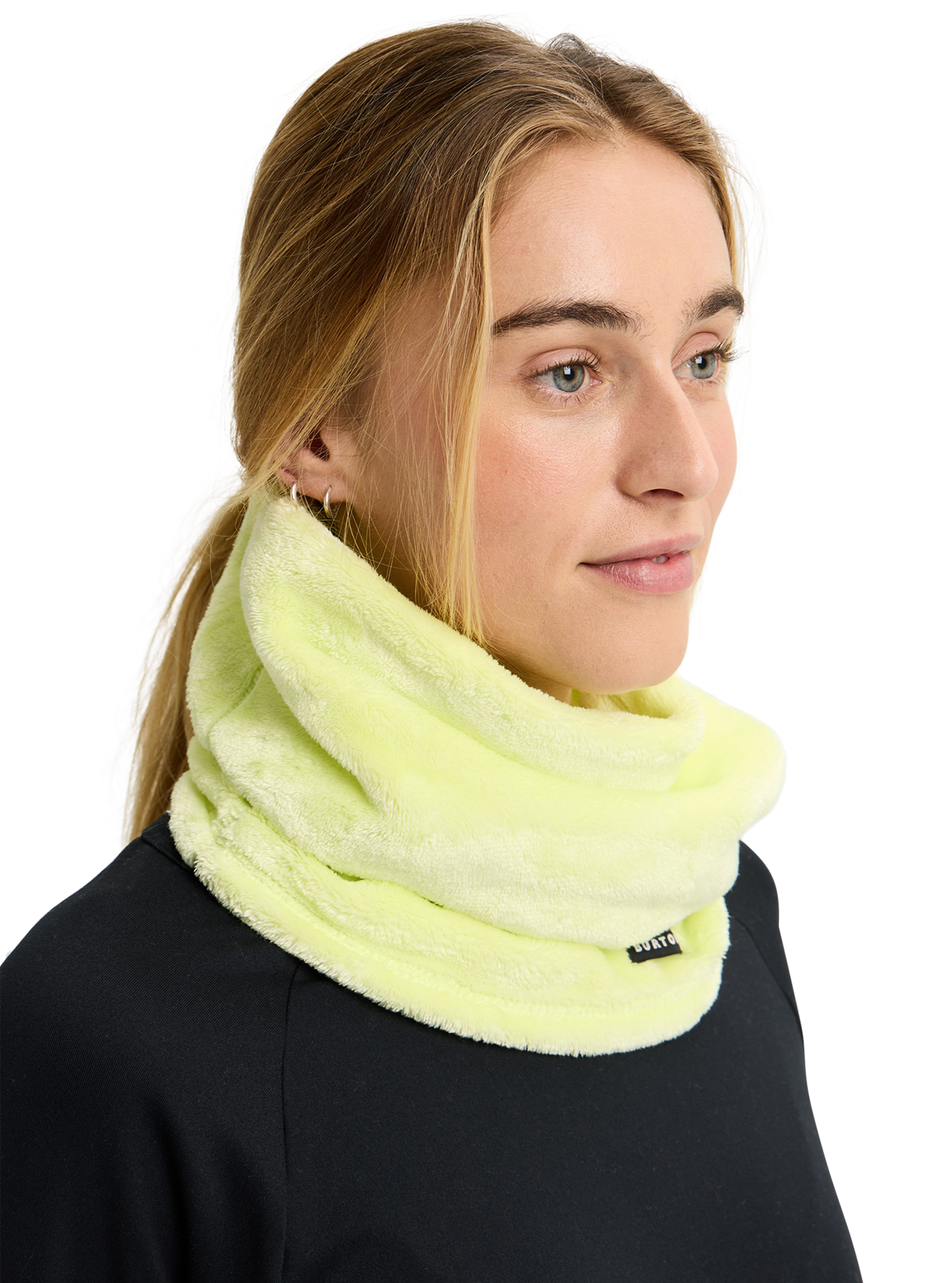 Burton Cora Neck Warmer halsvarmer fleece Glow Yellow Green