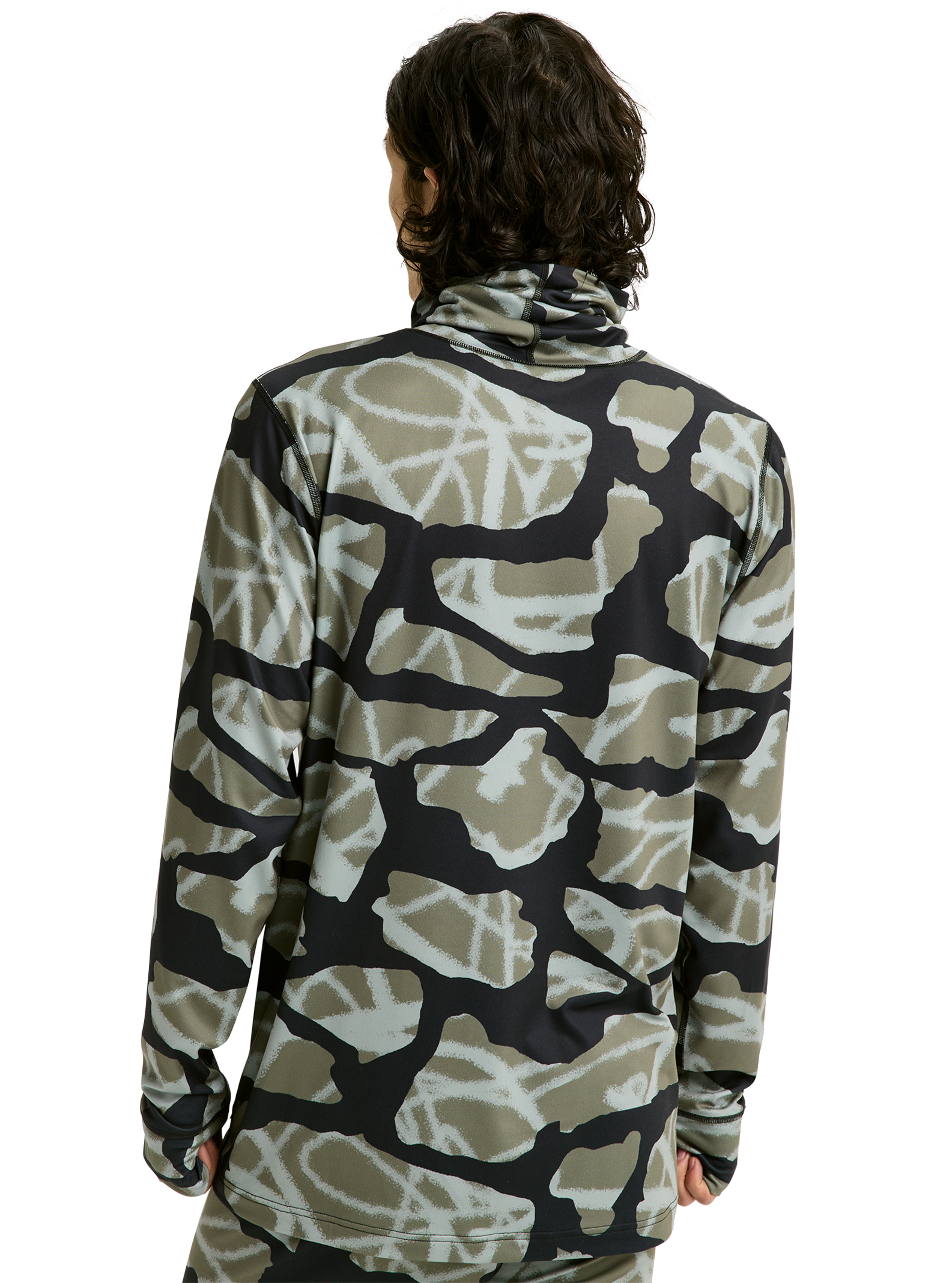 Burton Midweight Long Neck undertrøye True Black varm