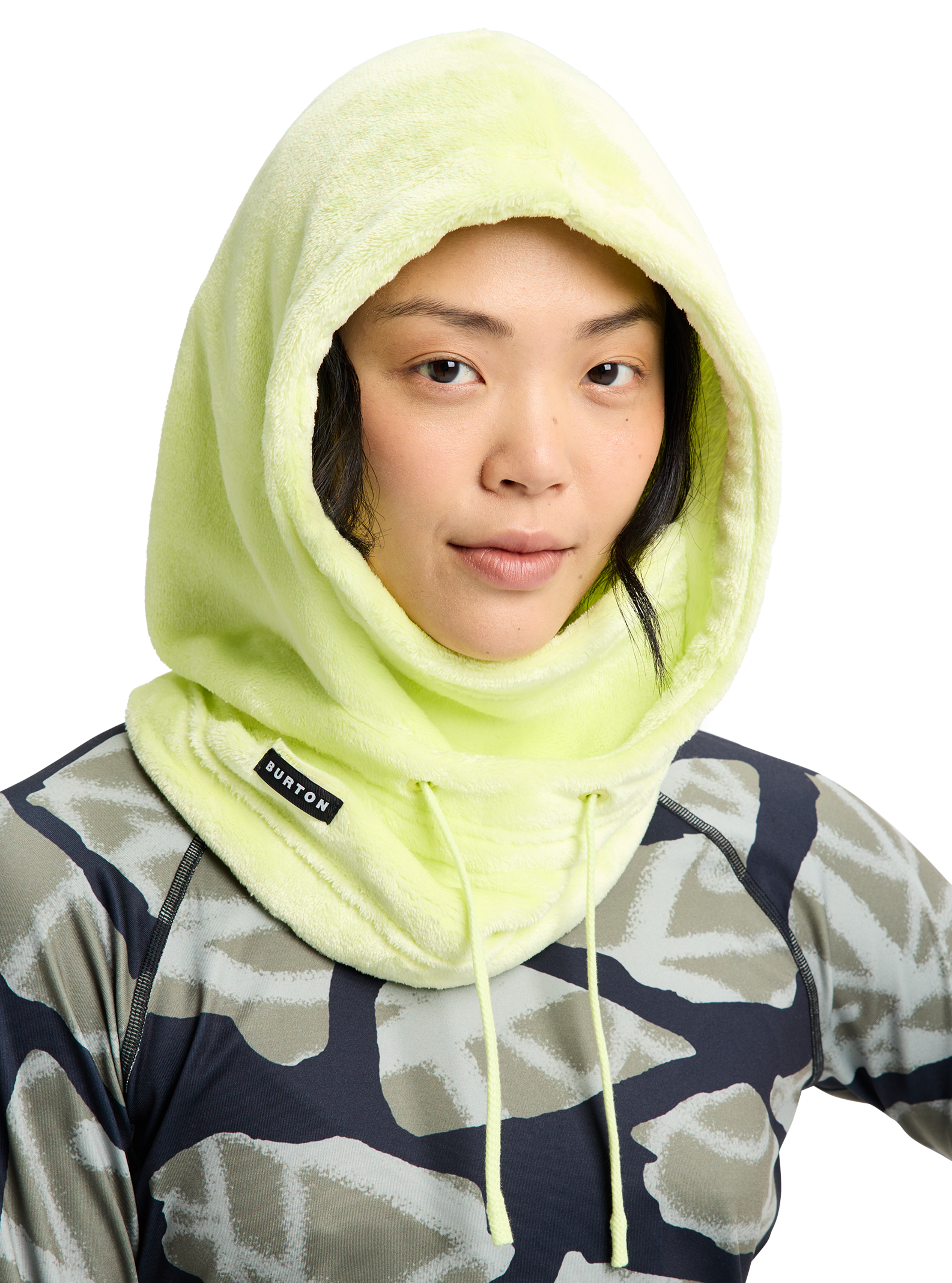 Burton Cora Hood fleecehette Glow Yellow Green