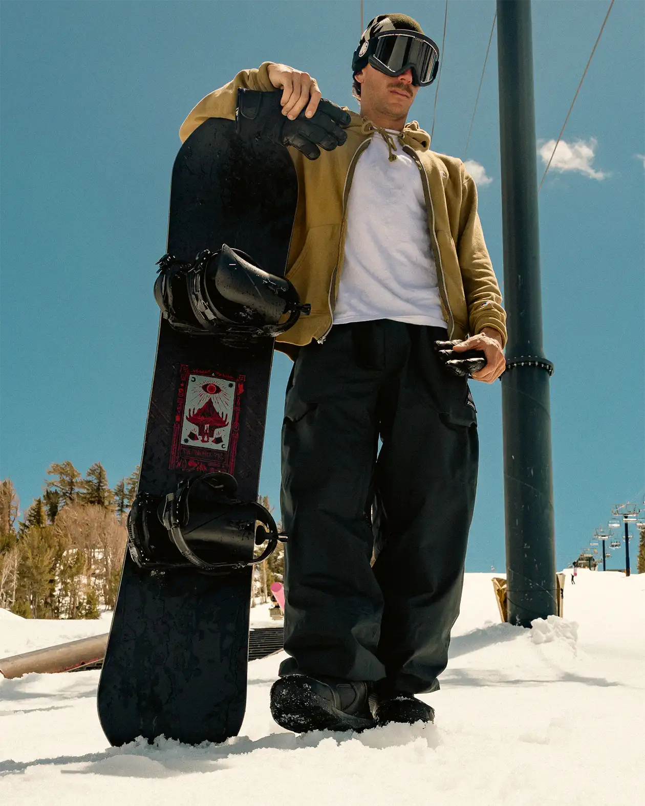 Jones Tweaker snowboardbukse stealth black vanntett 20K