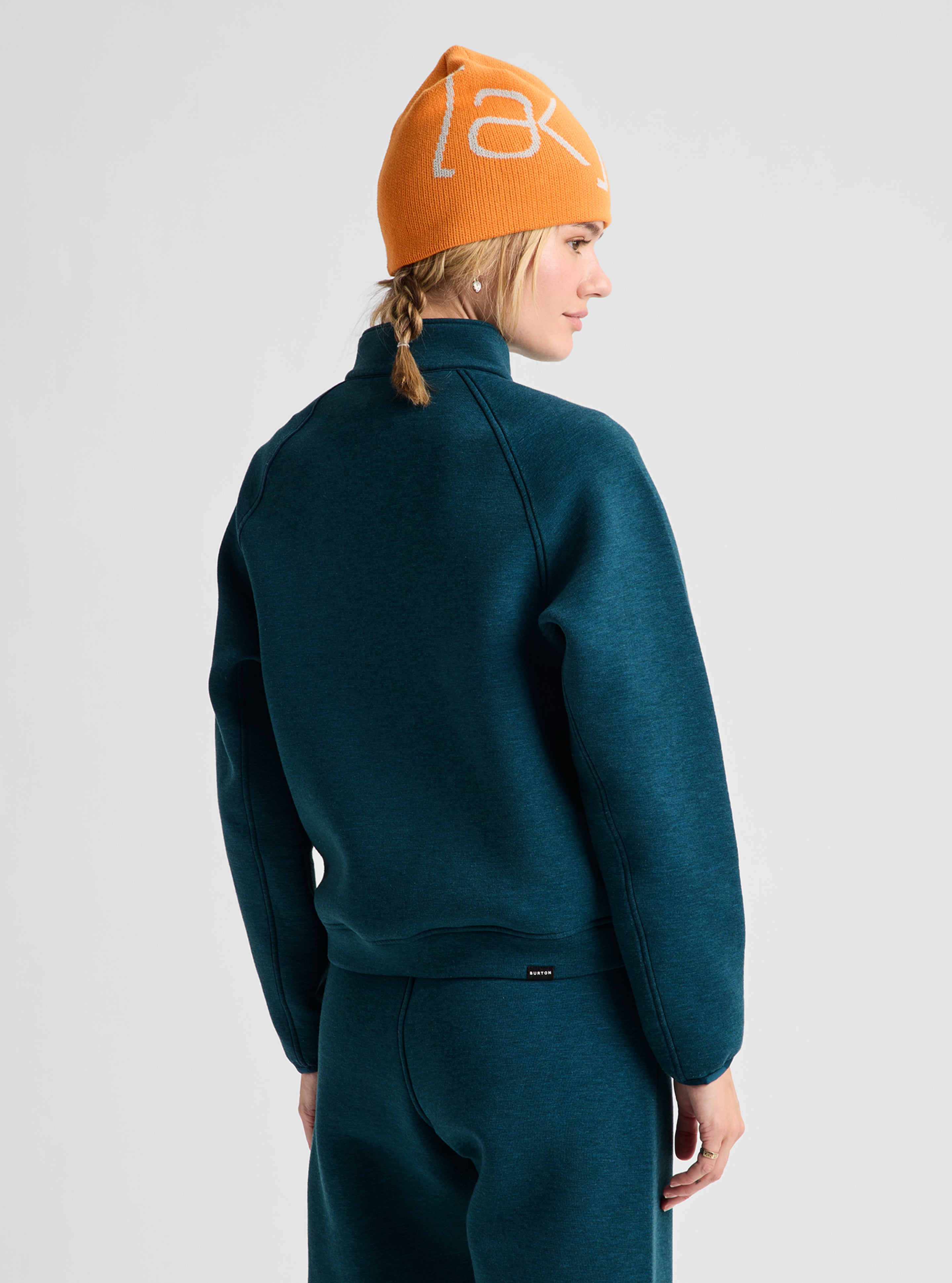 Burton SpaceCloud 1/4 Zip genser dame svart myk