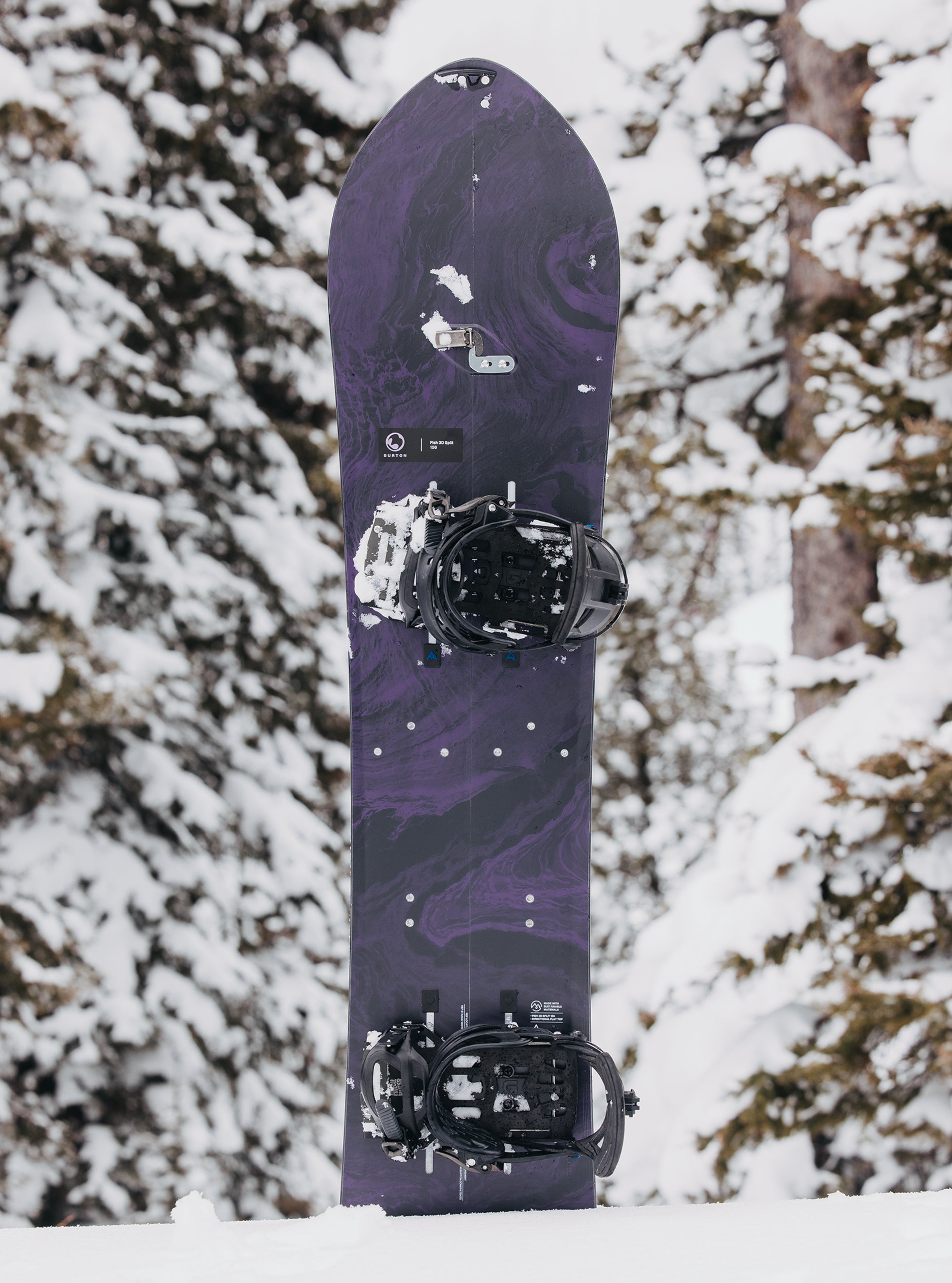 Burton 3D Fish splitboard 156 retningsbestemt pudder