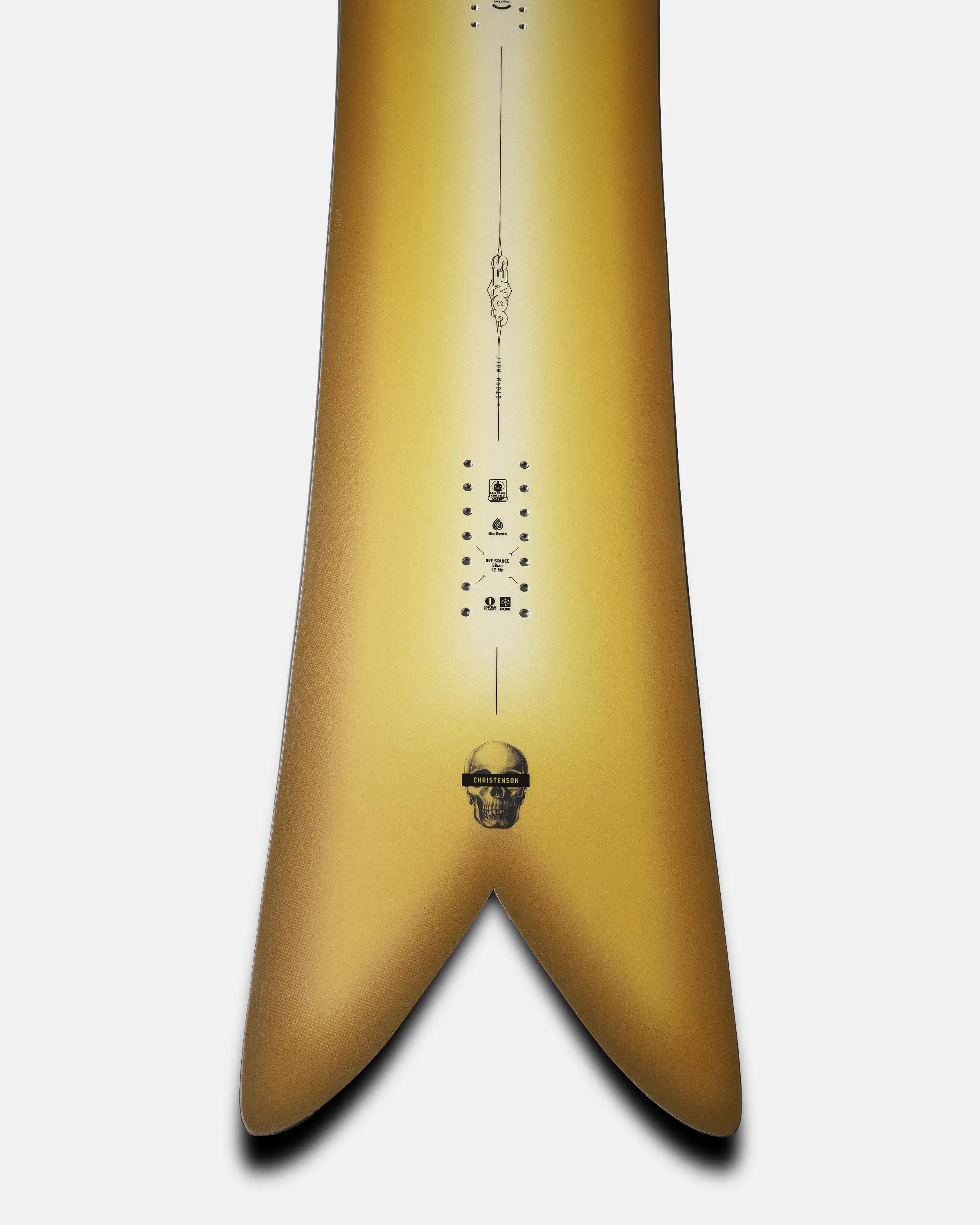 Jones Storm Wolf snowboard swallowtail