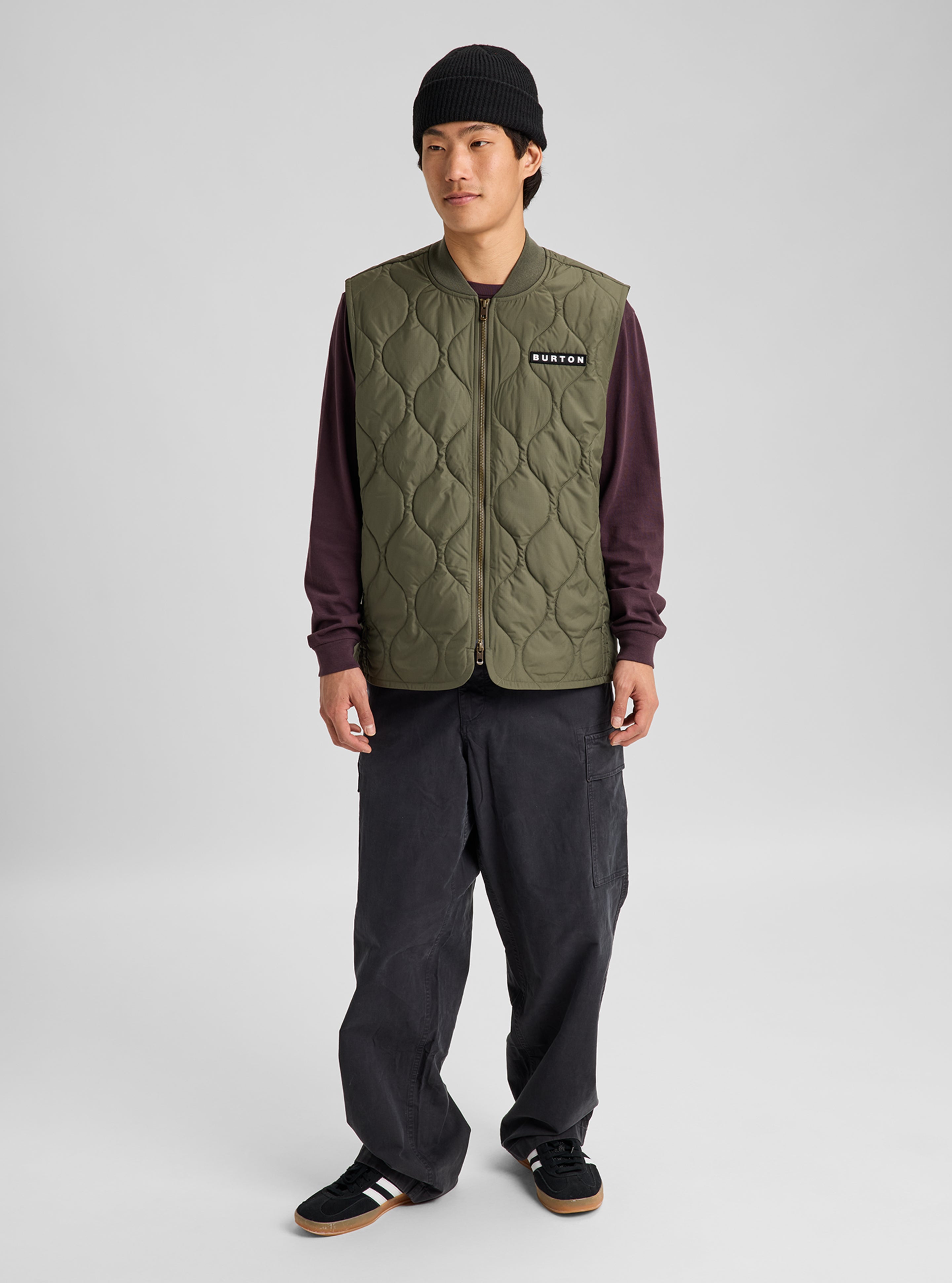 Burton Quilted Synthetic vest 100g True Black