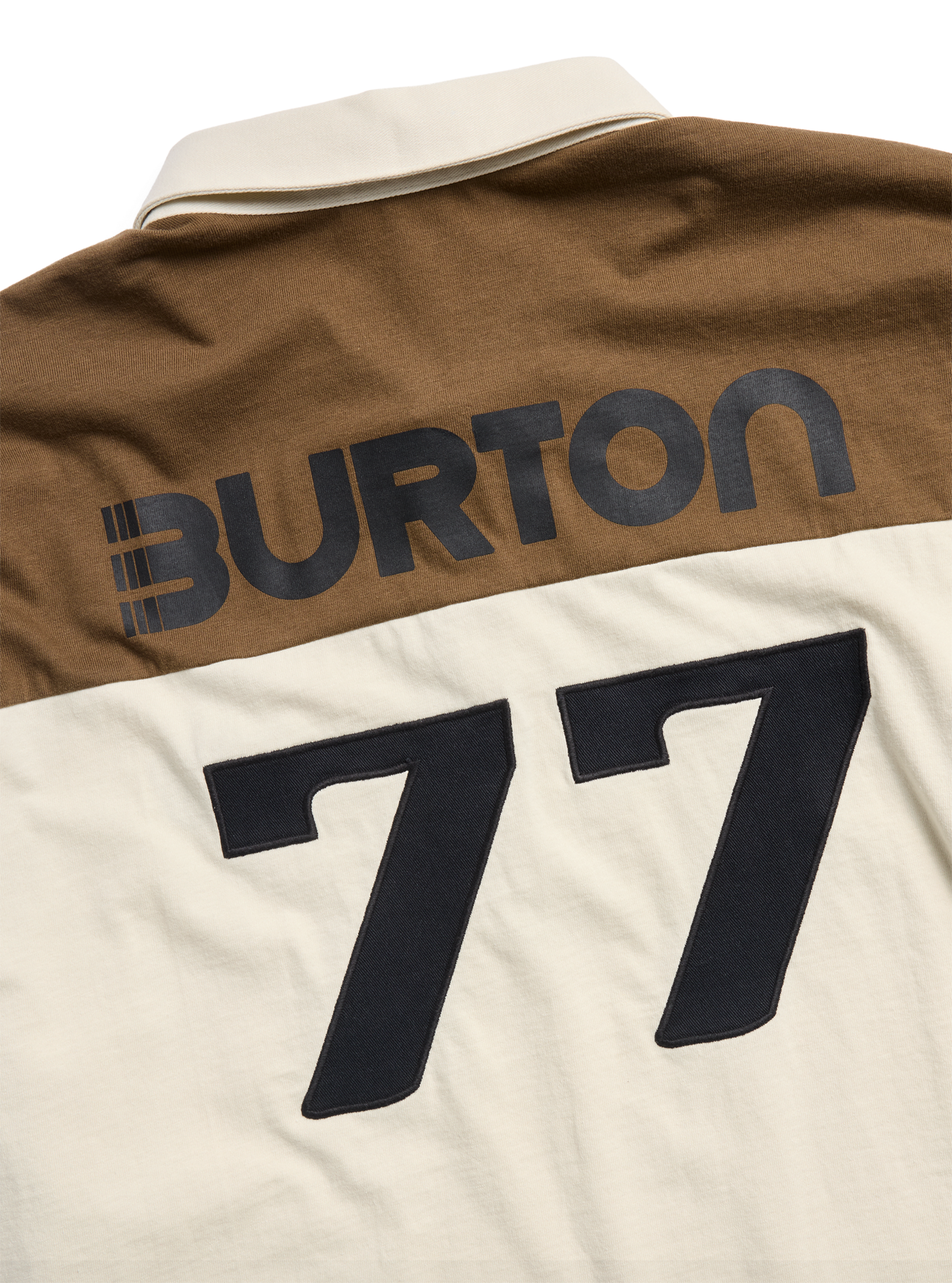 Burton Rugby skjorte True Black økologisk bomull