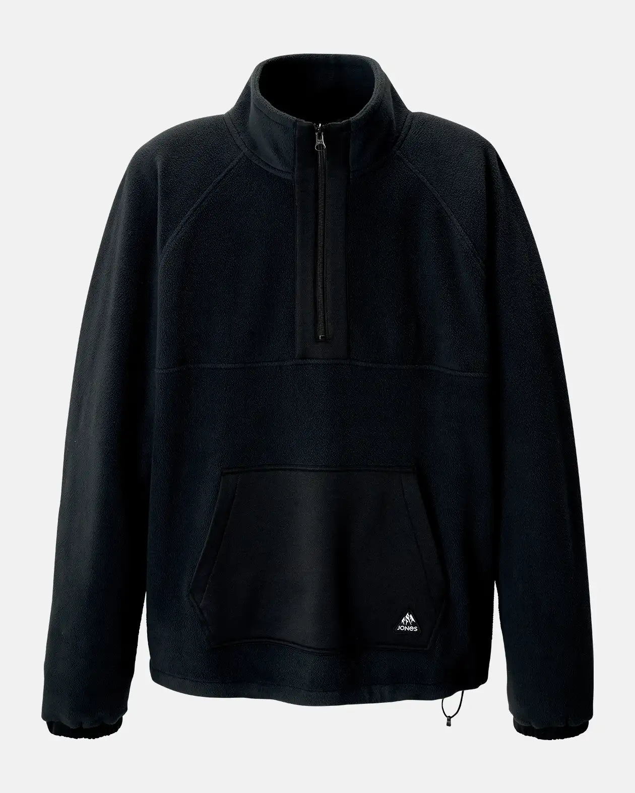 Jones Lodge Half Zip fleece stealth black resirkulert