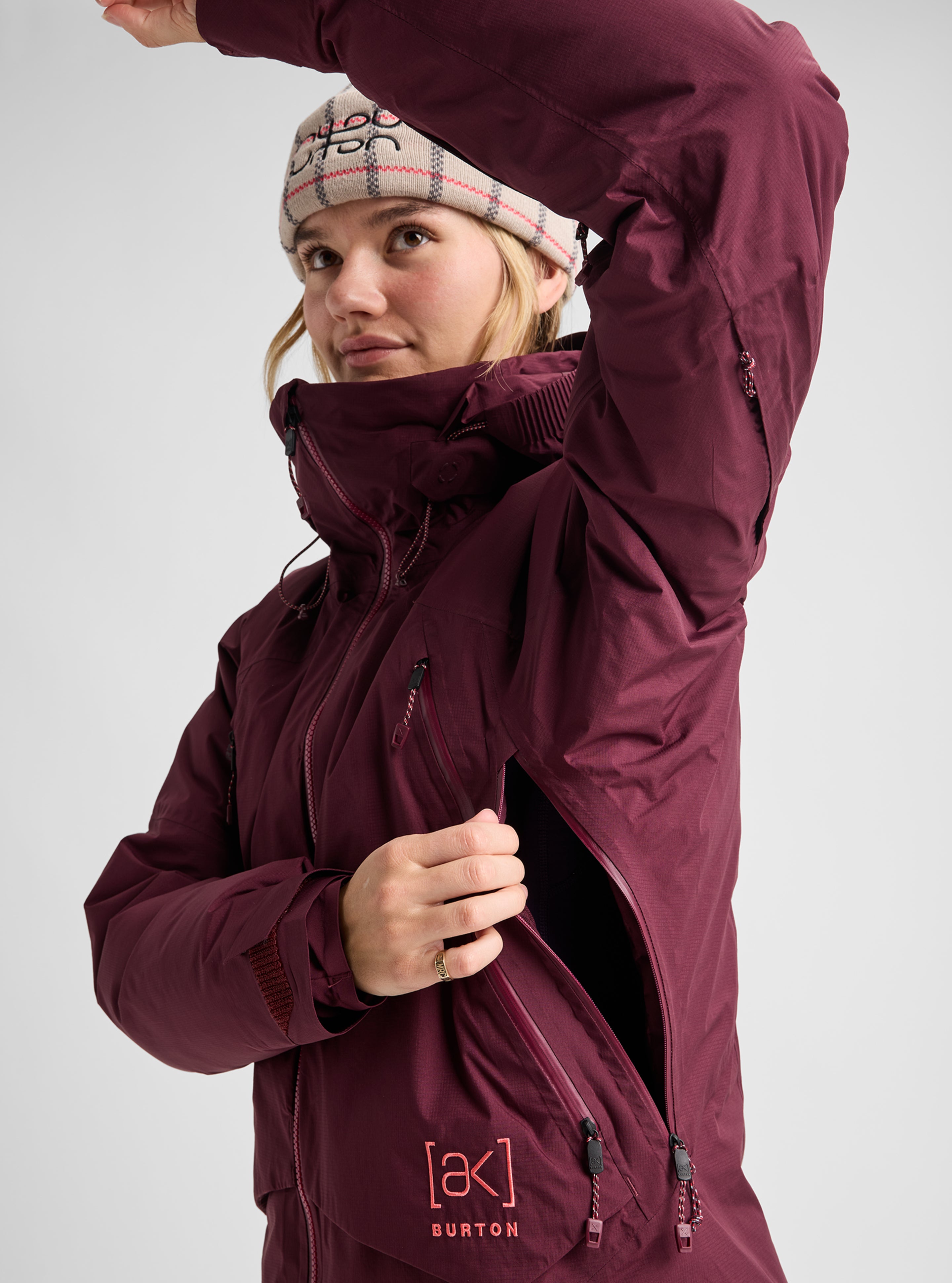Burton [ak] Swash dunjakke dame Rum Raisin GORE-TEX