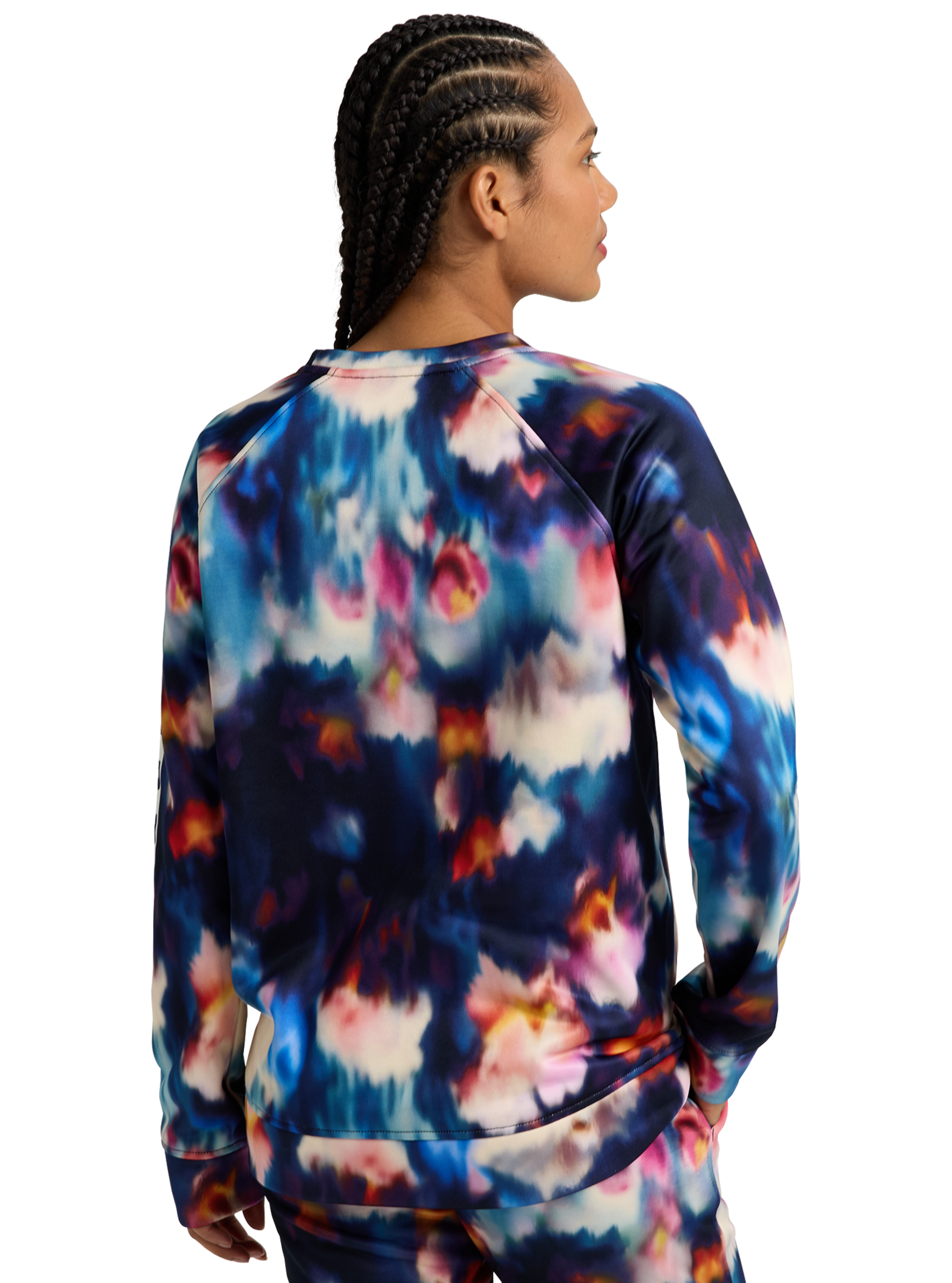 Burton Oak crewneck fleecegenser dame True Black Heather