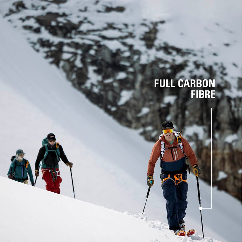 Genuine Guide Gear Via Carbon skistaver Long 115-145 karbon