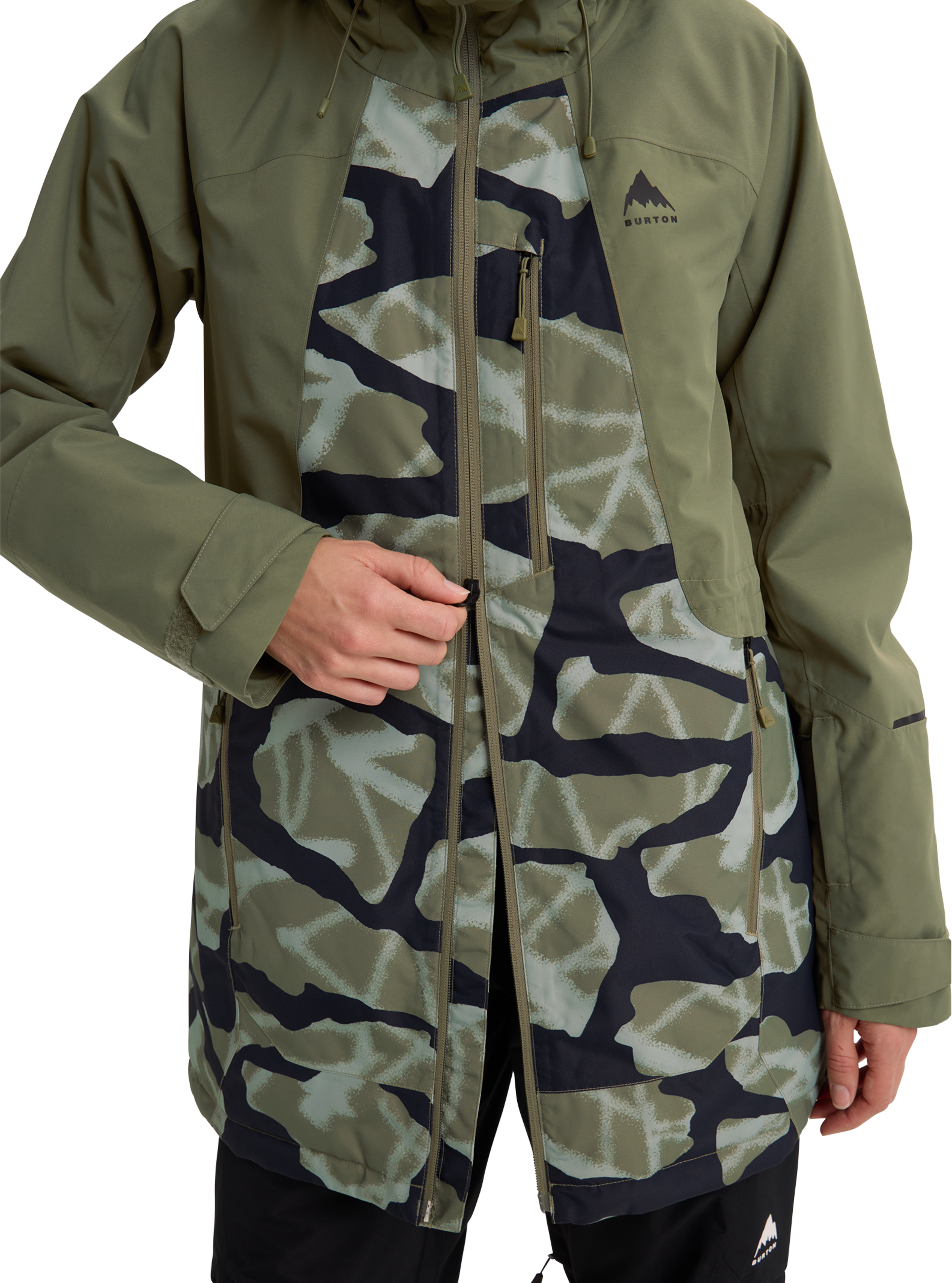 Burton Reserve 2L snowboardjakke dame forest moss