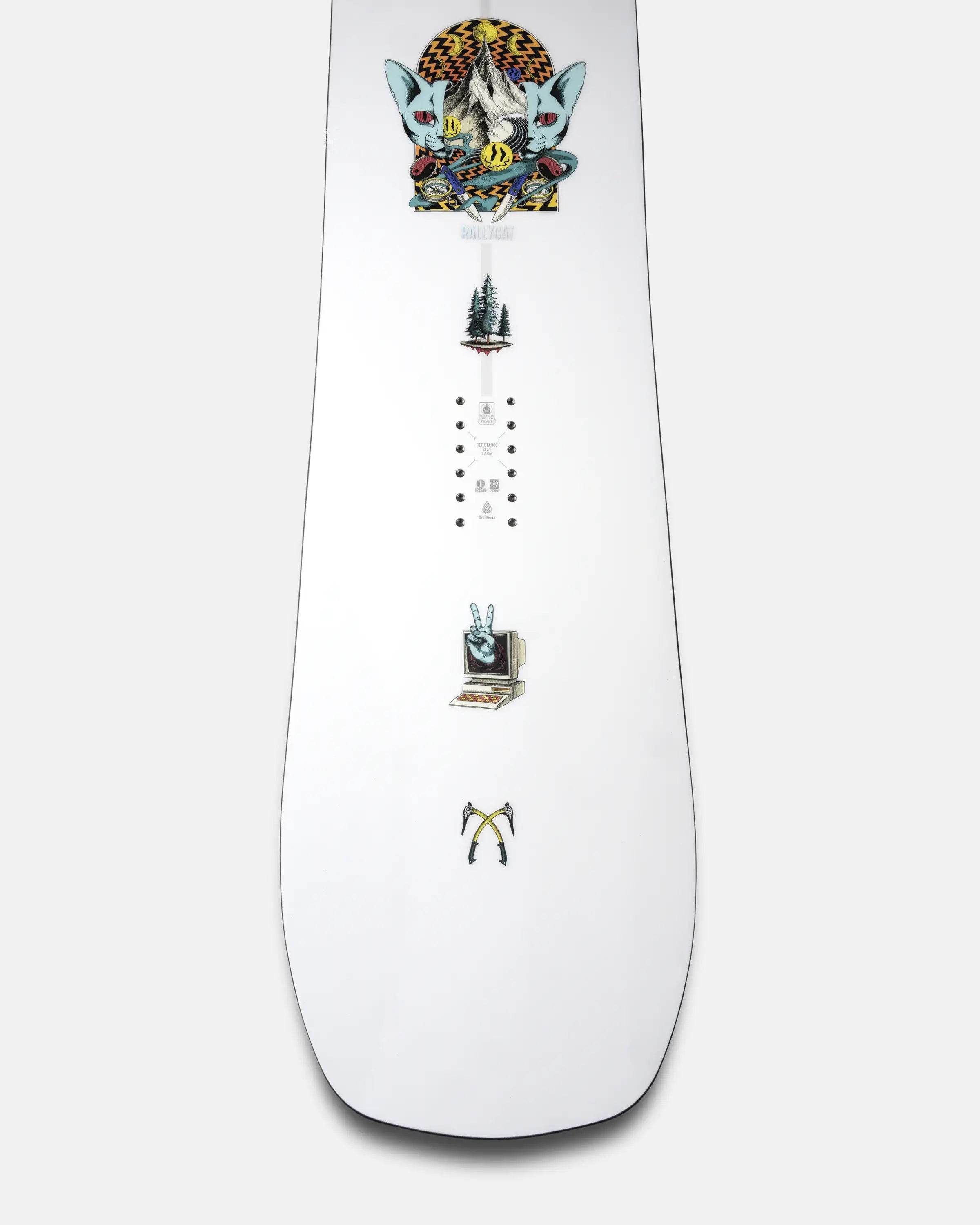 Jones Rally Cat snowboard herre 156 myk camber