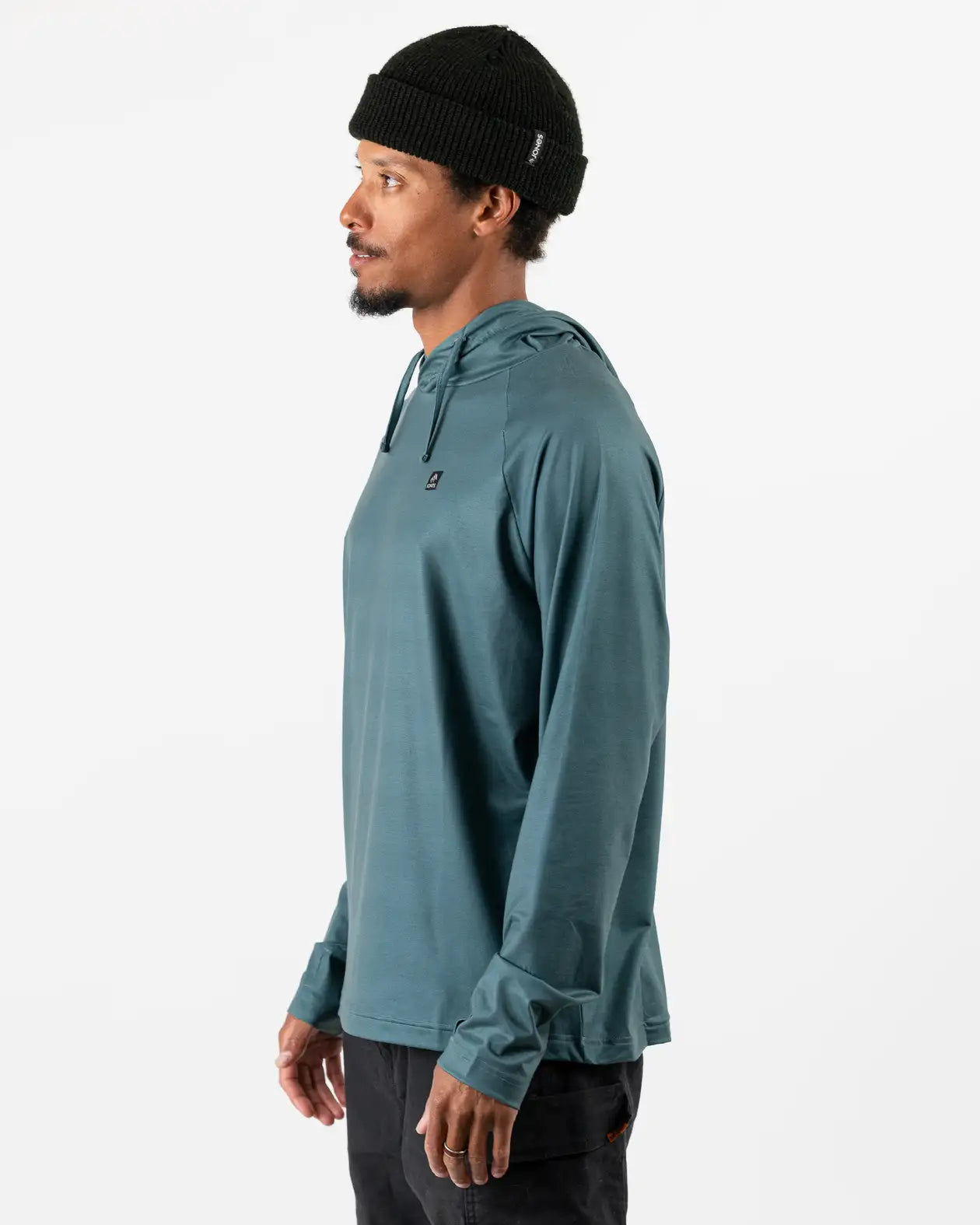 Jones Shastarama Recycled hoodie Moss Green lett base