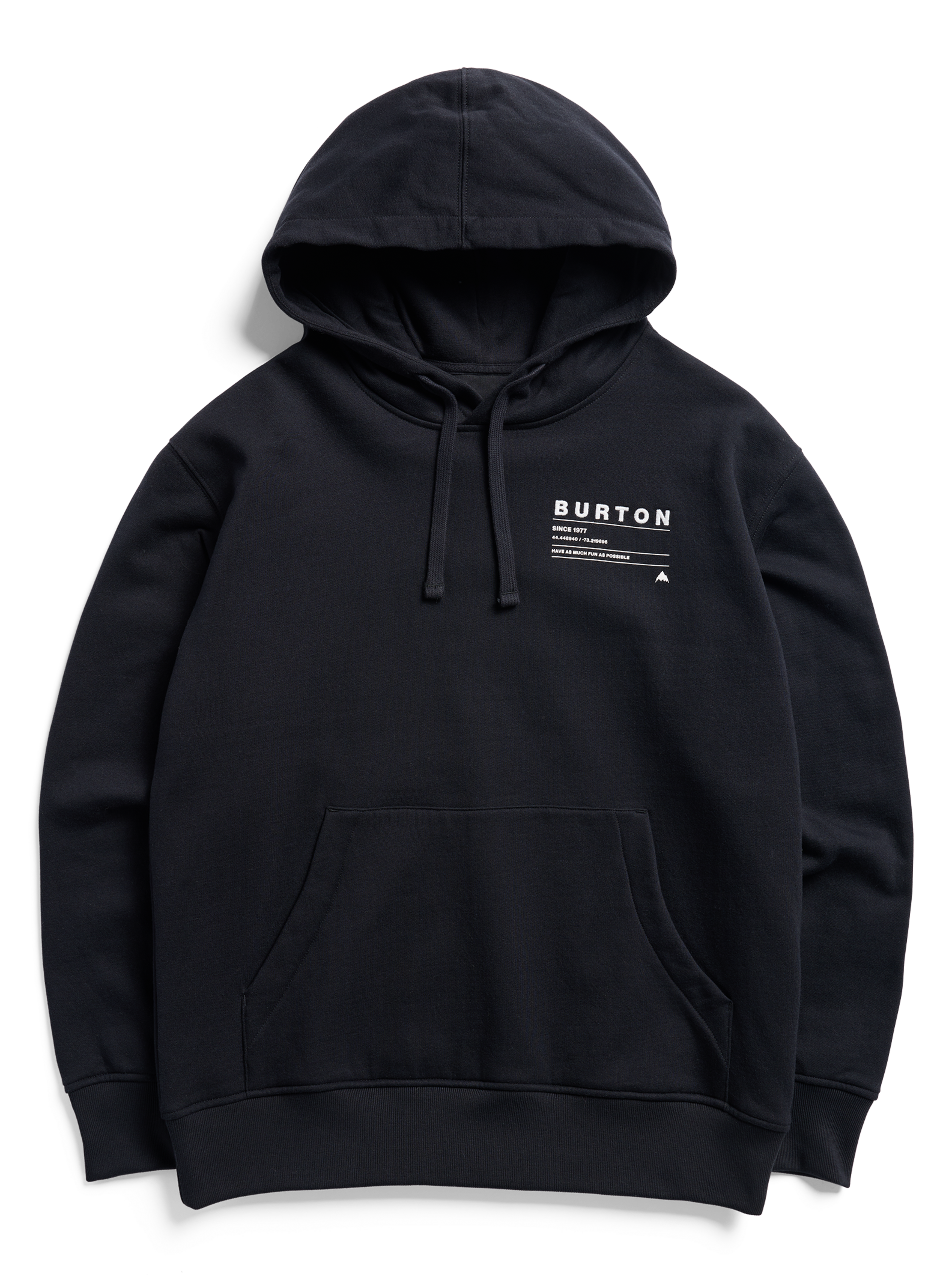 Burton Moretown hettegenser True Black økologisk bomull