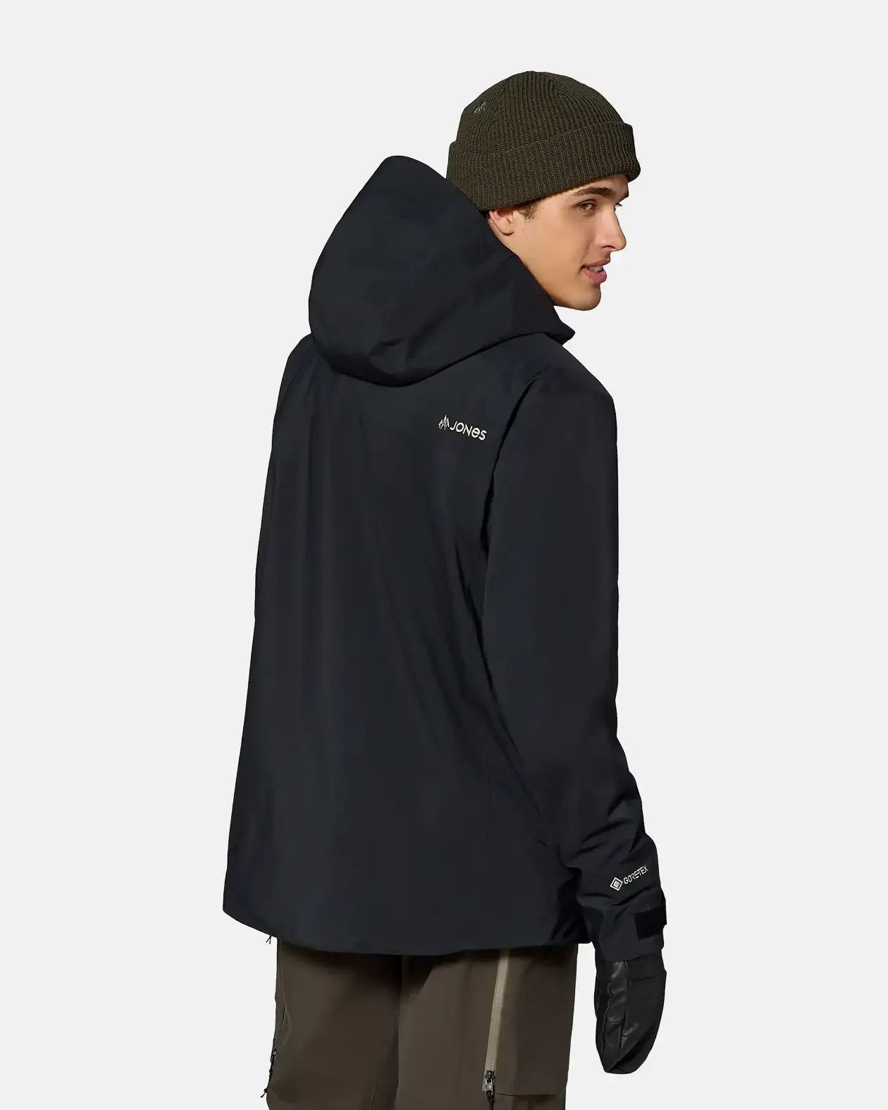 Jones Deeper GORE-TEX jakke Stealth Black isolert herre