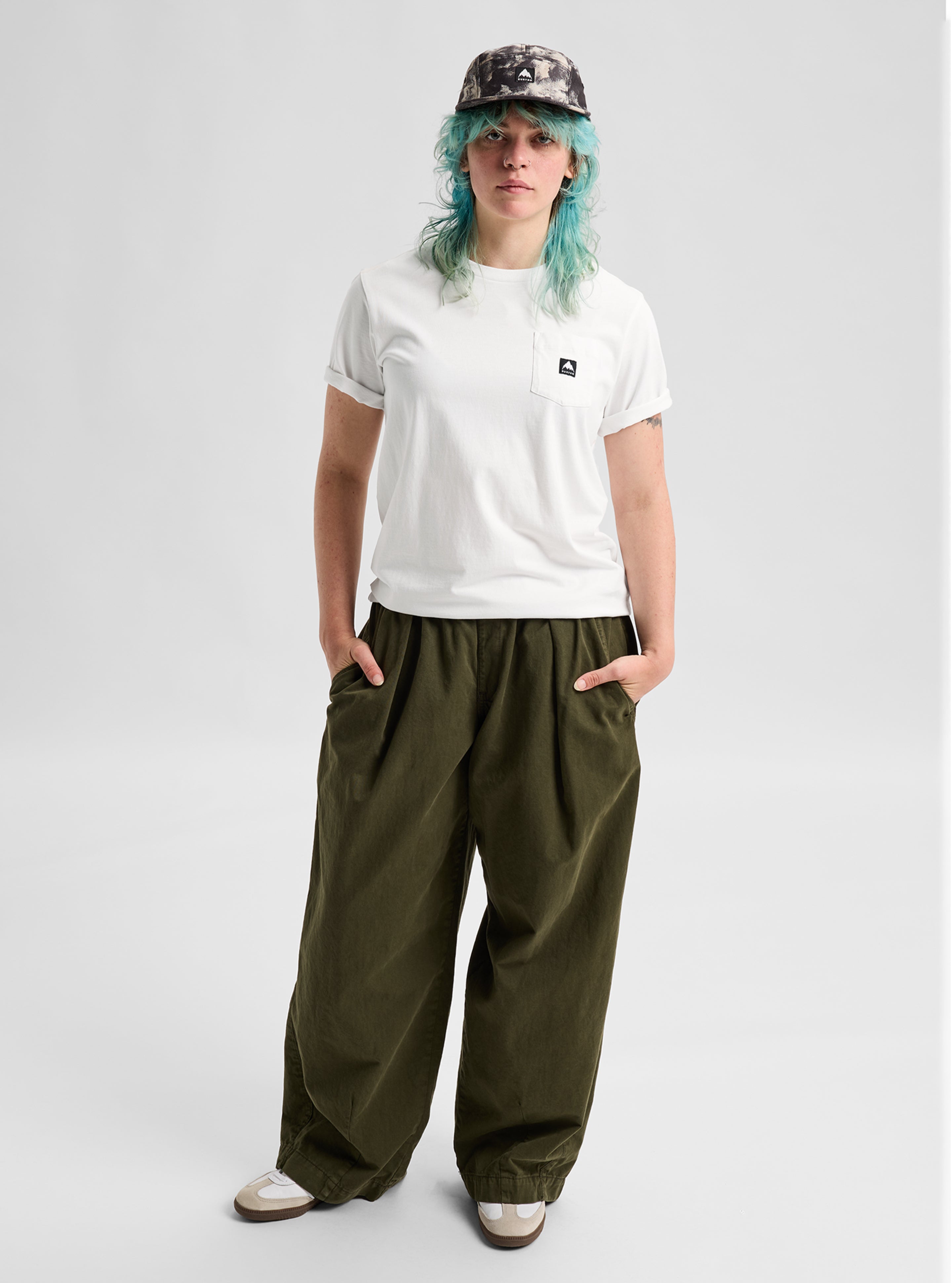Burton Colfax t-skjorte moondust purple – relaxed