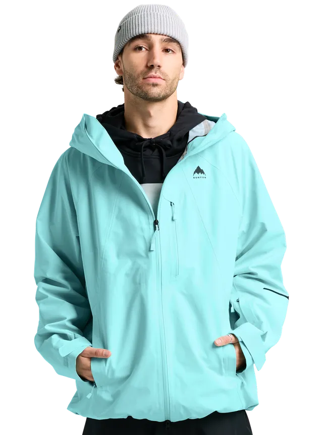 Burton Reserve 3L skalljakke Light Teal pustende 20k