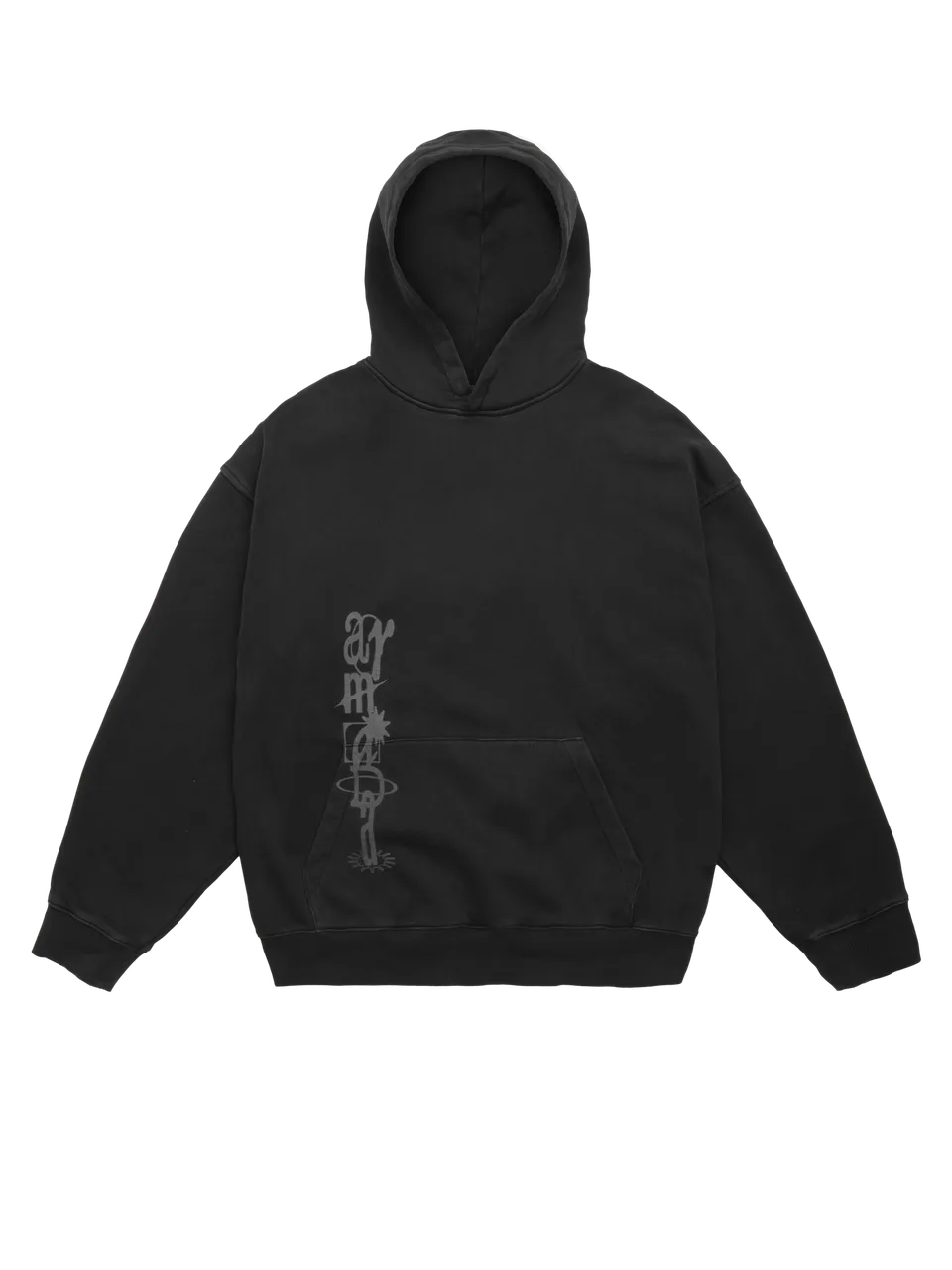 Armada Drumlin Hoodie hettegenser sort 2XS