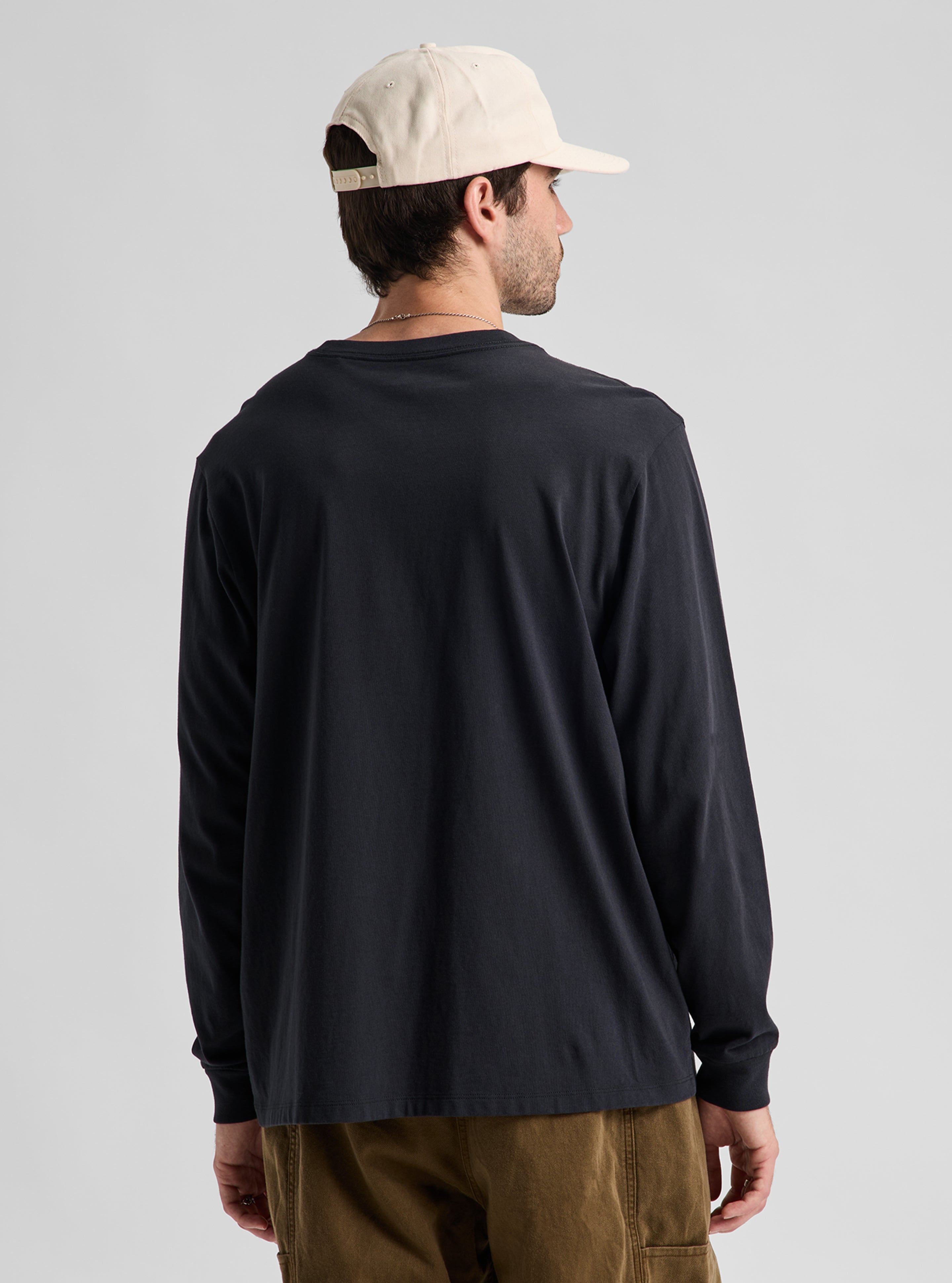Burton BRTN langermet t-skjorte Dried Moss bomull