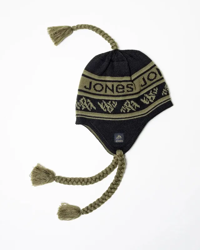 Jones Inaki Recycled Beanie 2026 lue stealth black resirkulert