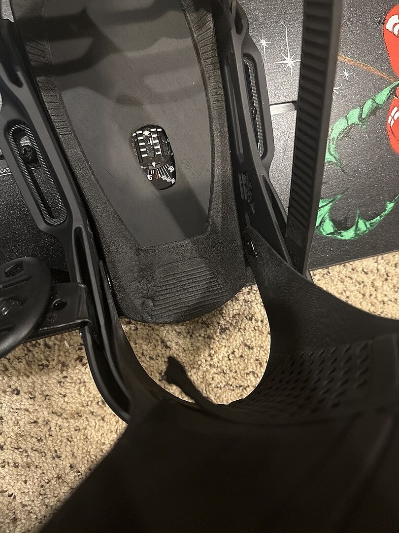 Burton X EST snowboardbinding herre Black karbon