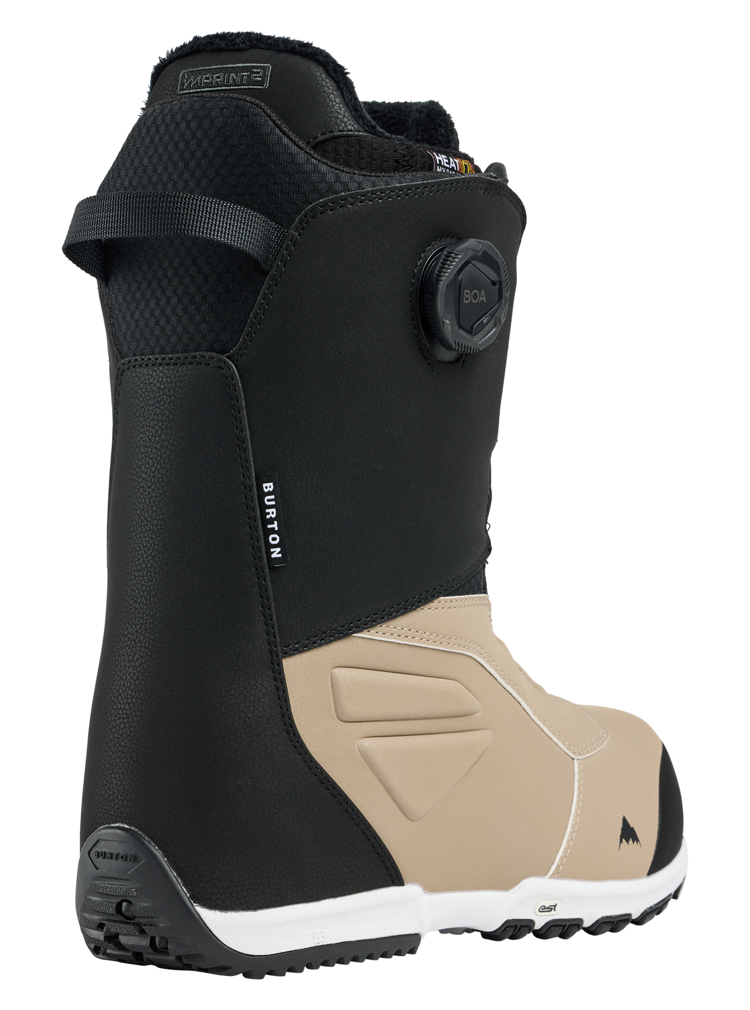 Burton Ruler BOA snowboardboots svart middels stive