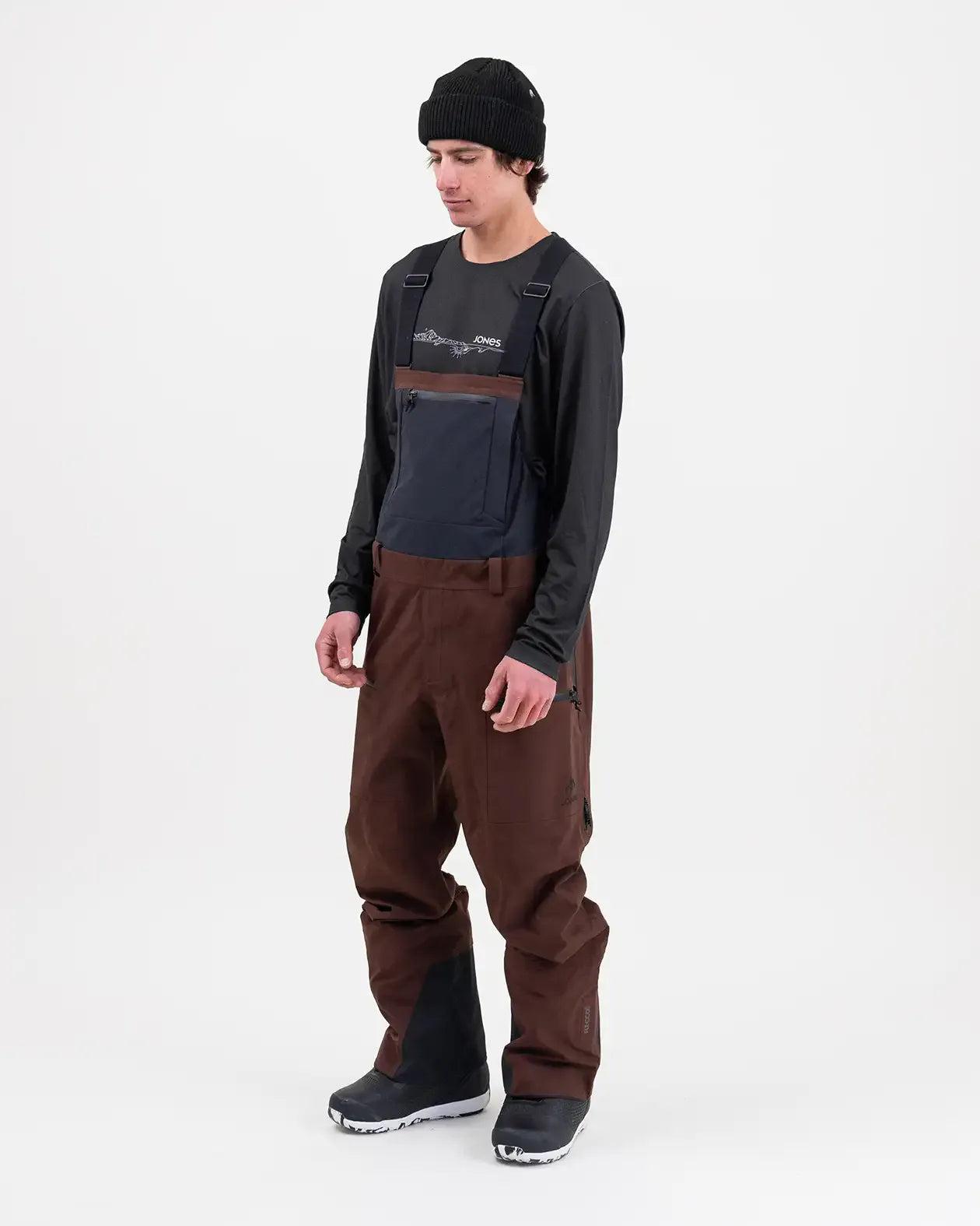 Jones Shralpinist Stretch 3L selebukse kaffebrun 30K