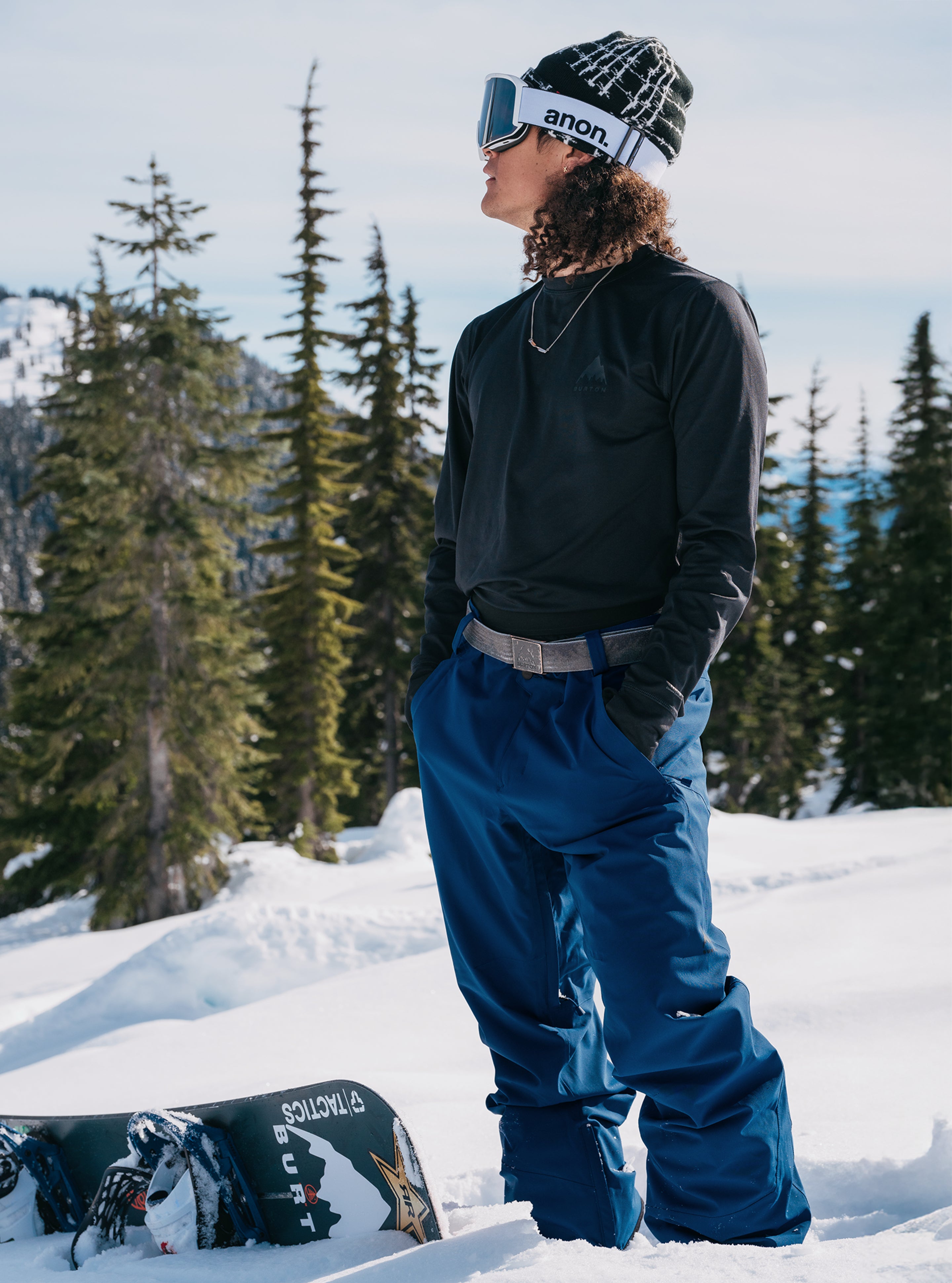 Burton Reserve 2L Stretch skallbukse herre Nightfall vanntett
