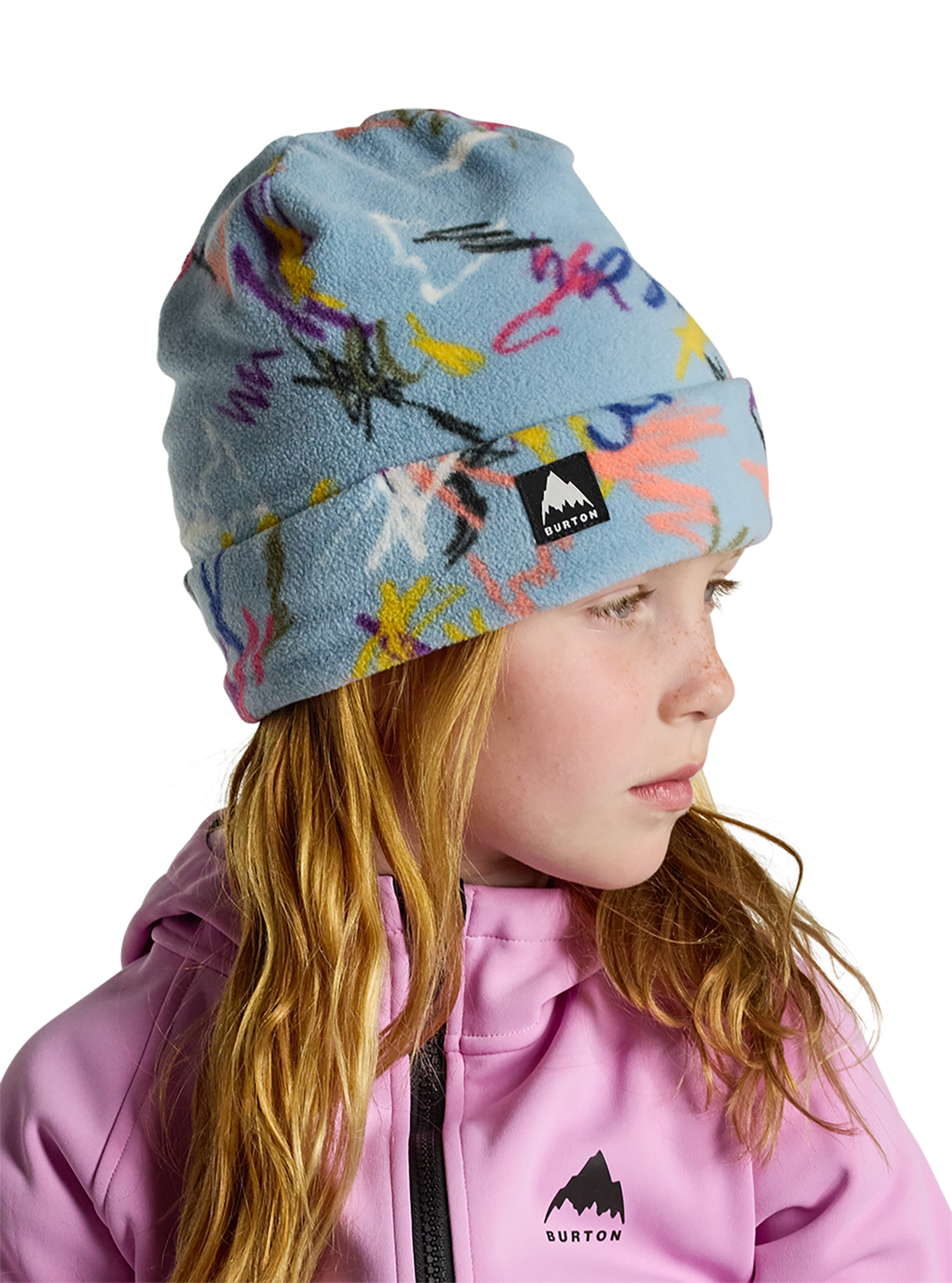 Burton Burke Beanie lue barn Crumple Dye fleece