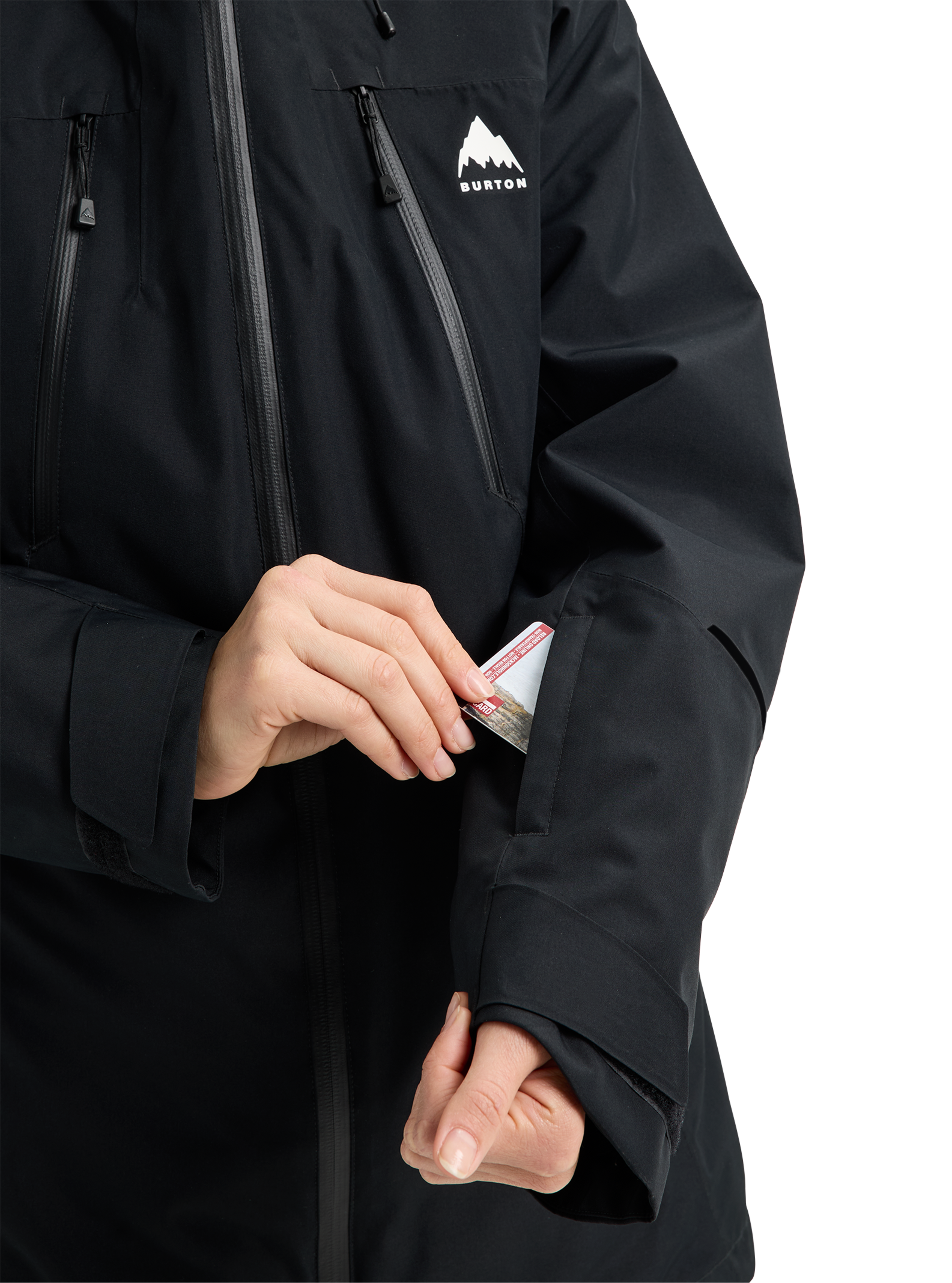 Burton Reserve 2L 3-in-1 jakke dame True Black vanntett