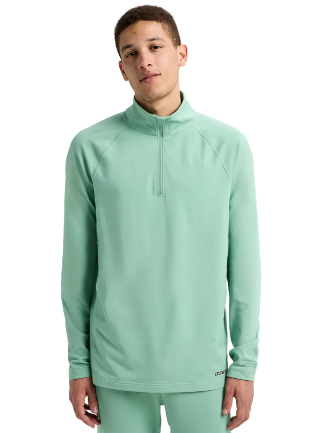 Burton Heavyweight X Base Layer quarter-zip herre black varm
