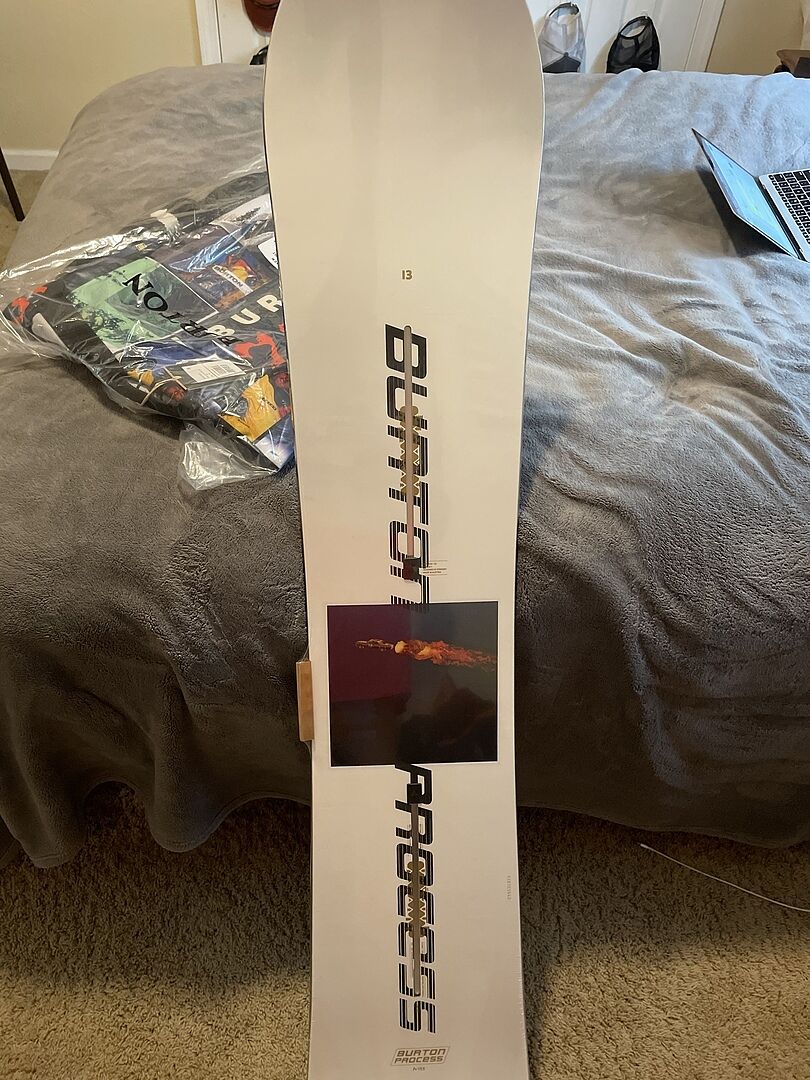 Burton Process Flying V snowboard Good Dog twin