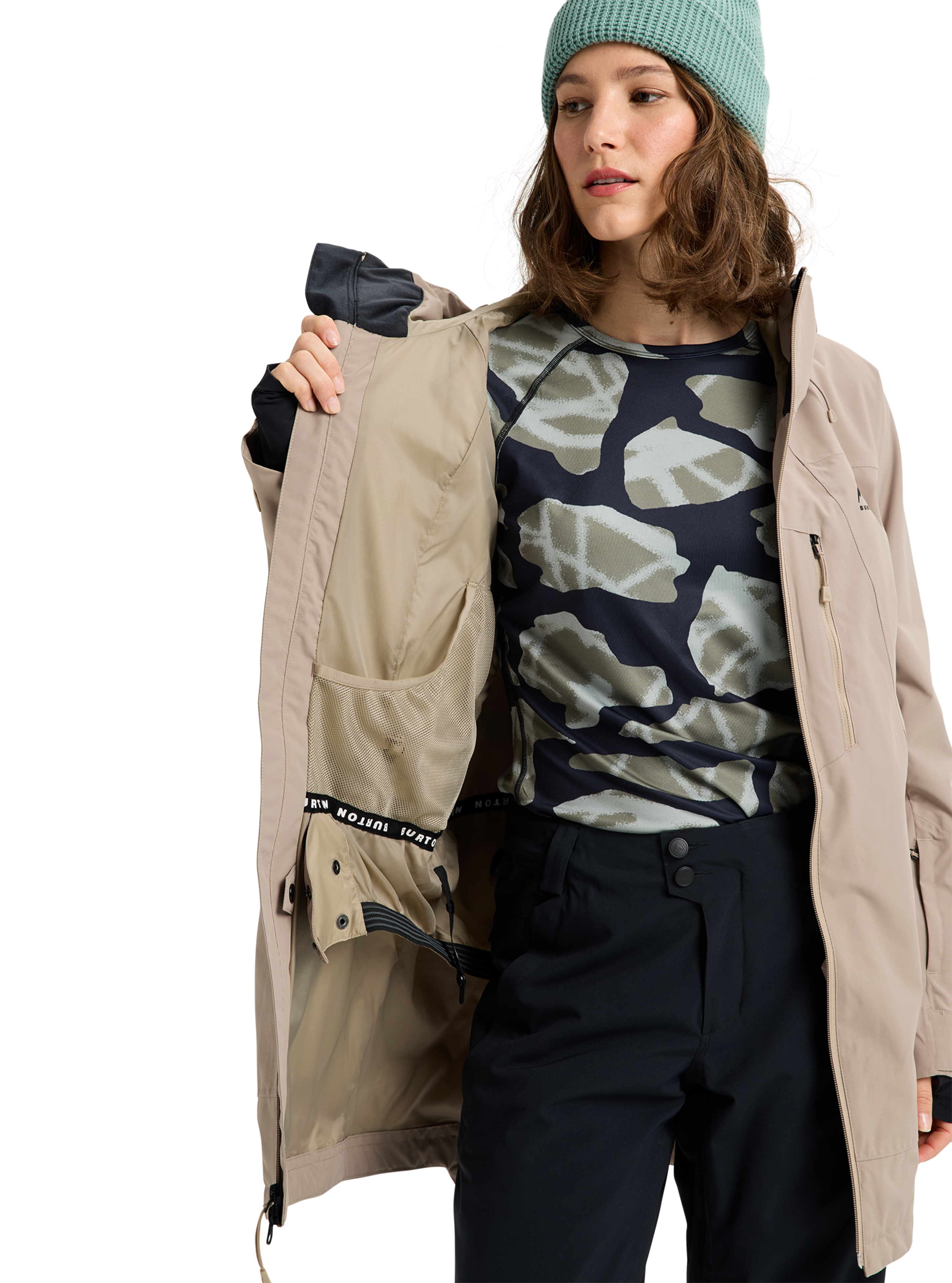 Burton Reserve 2L snowboardjakke True Black skall