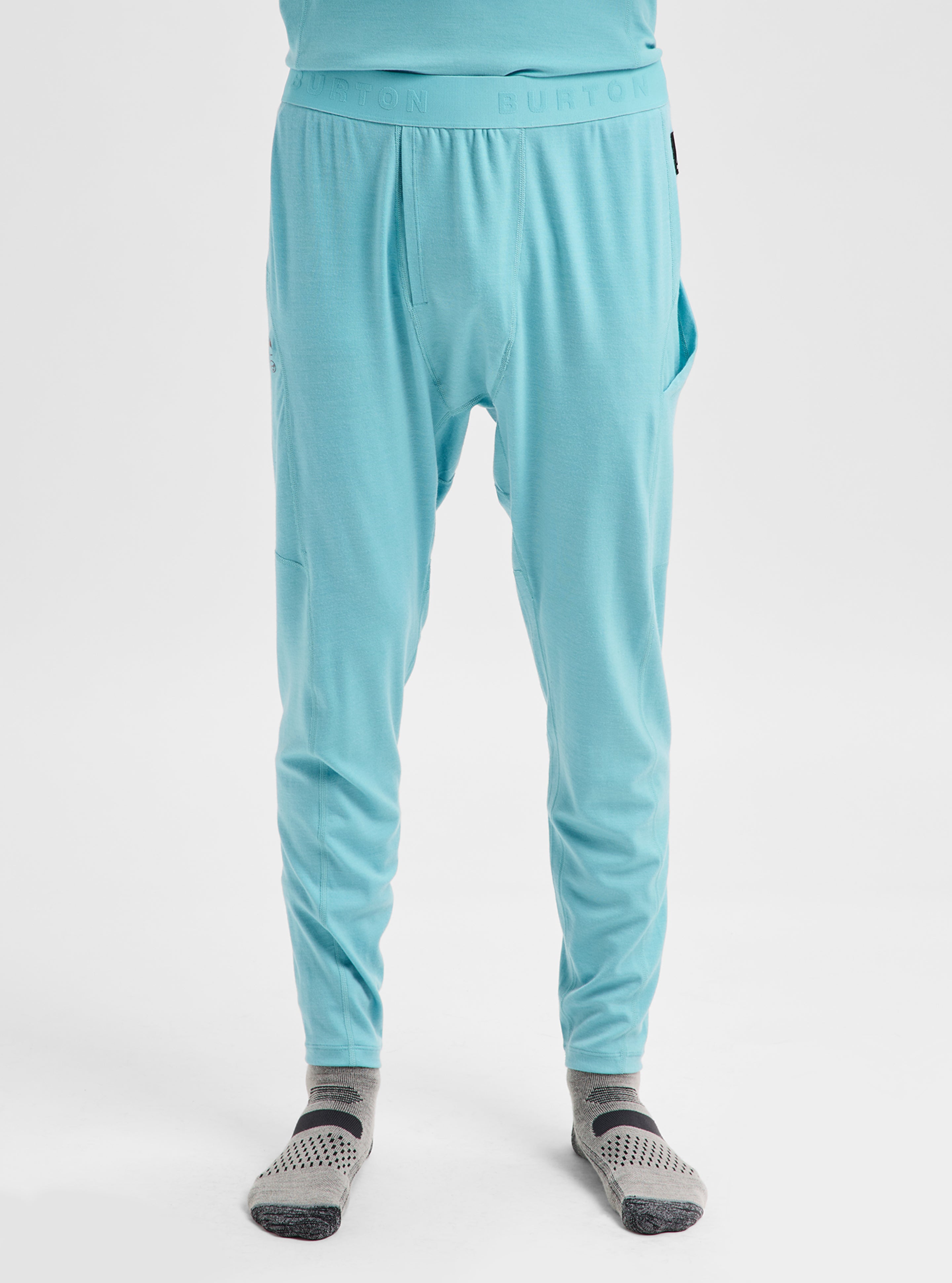 Burton Merino Blend Midweight underbukse herre bear hug brown ull