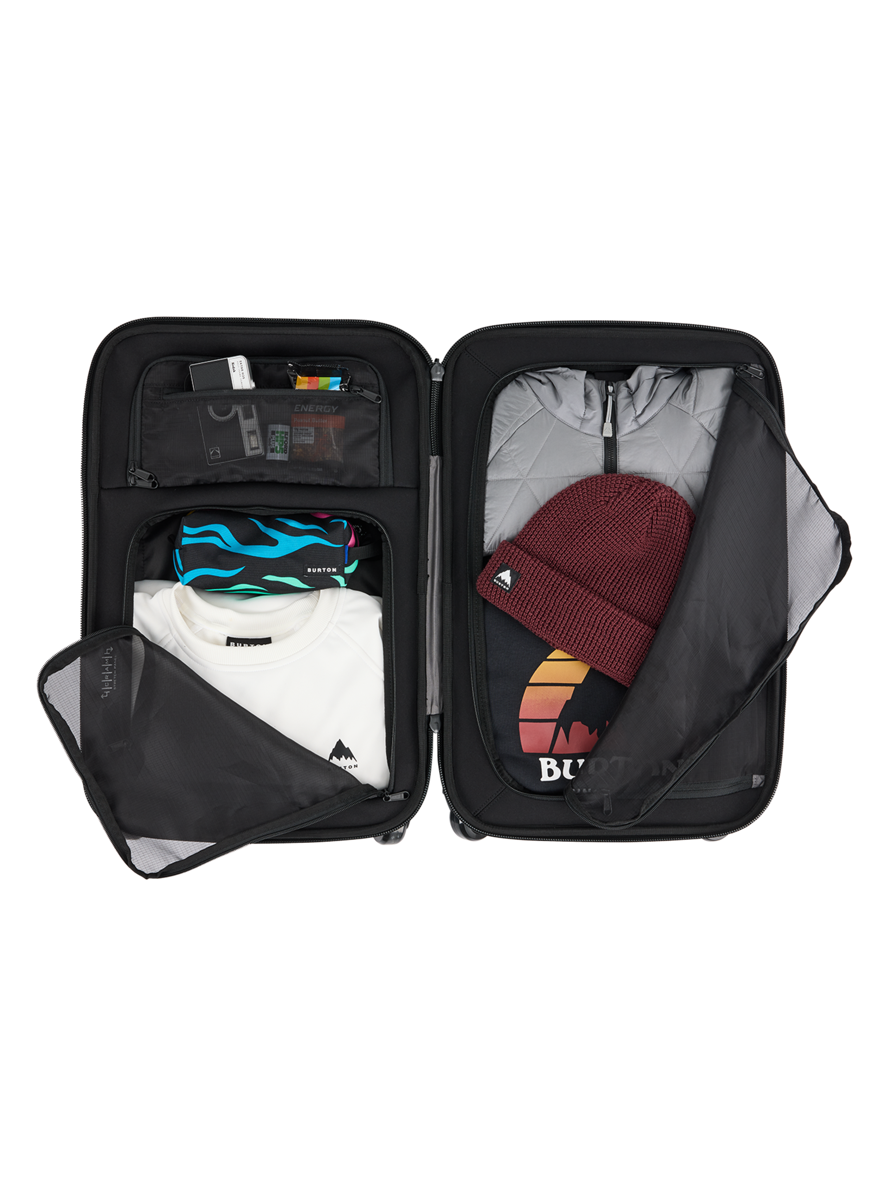 Burton Flight Deck 4-Wheel 38L trillebag Forest Moss
