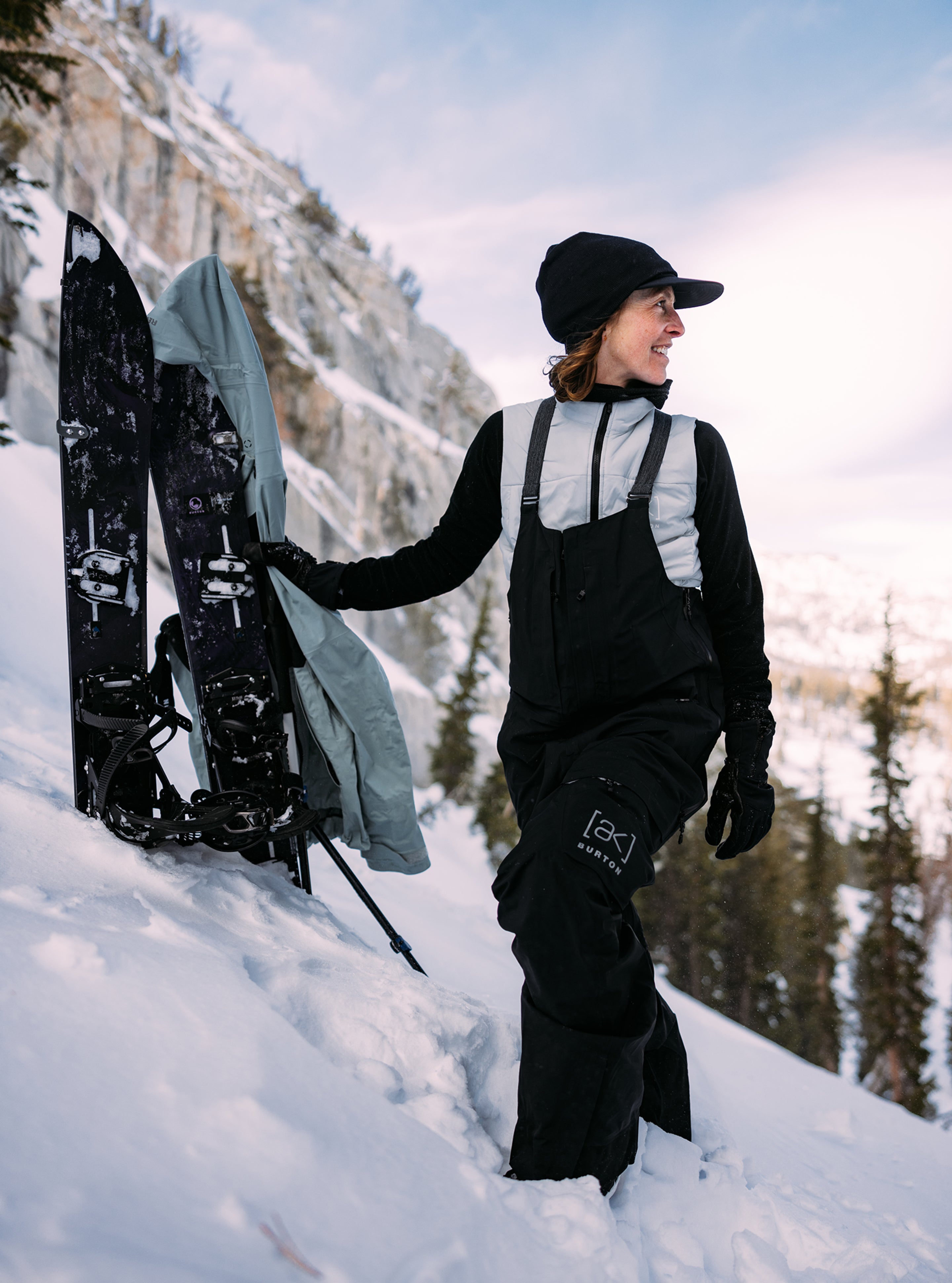Burton [ak] Kimmy GORE-TEX 3L Stretch Bib selebukse Hot Tamale