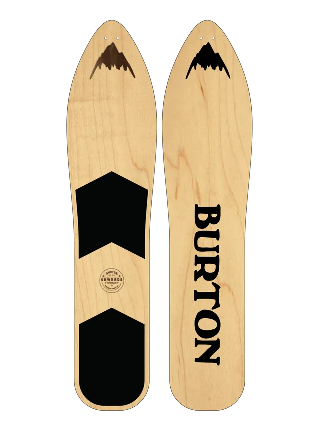 Burton Throwback snøbrett 100 Graphic surf