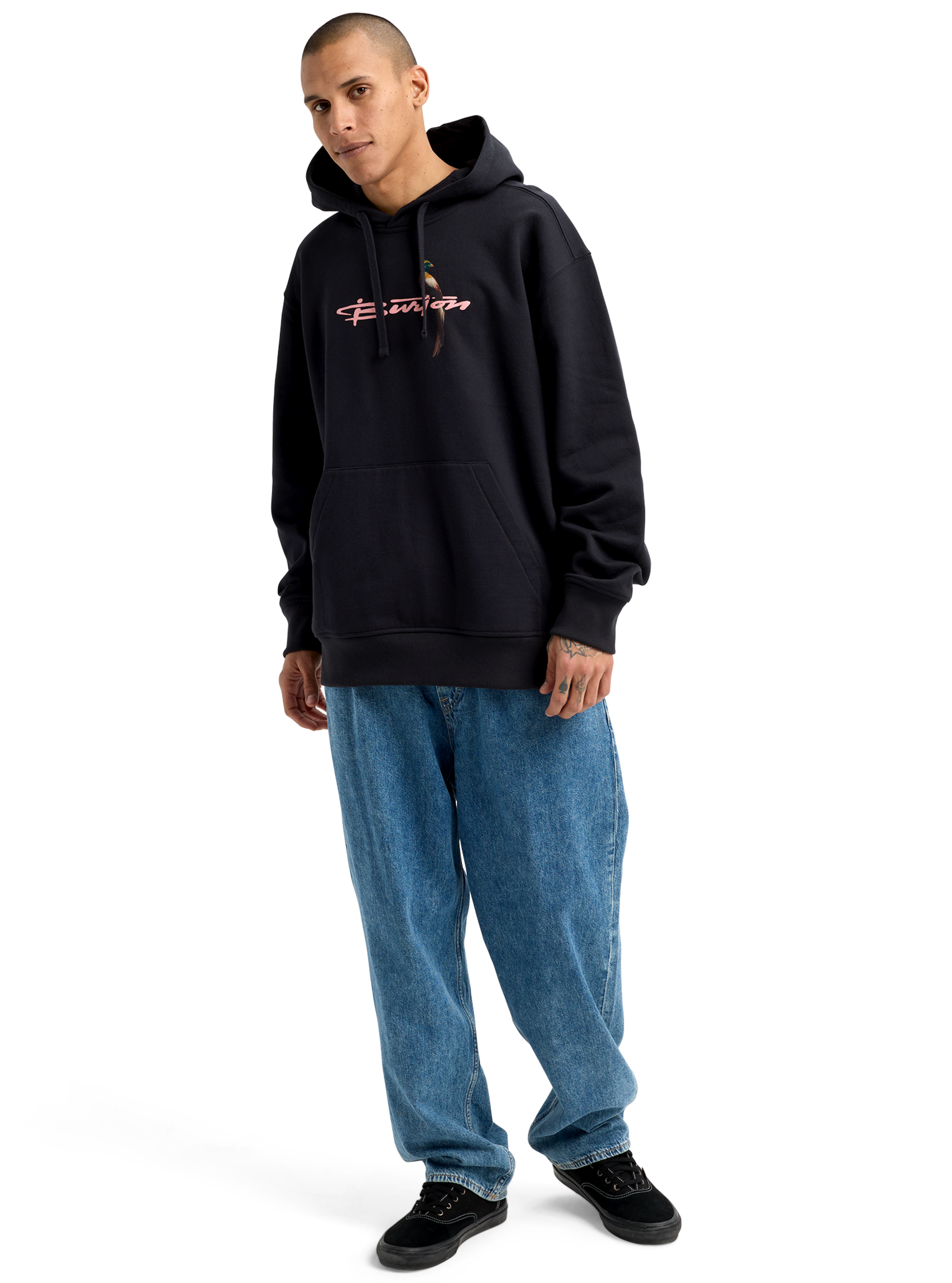 Burton Custom 26 hettegenser True Black pullover myk