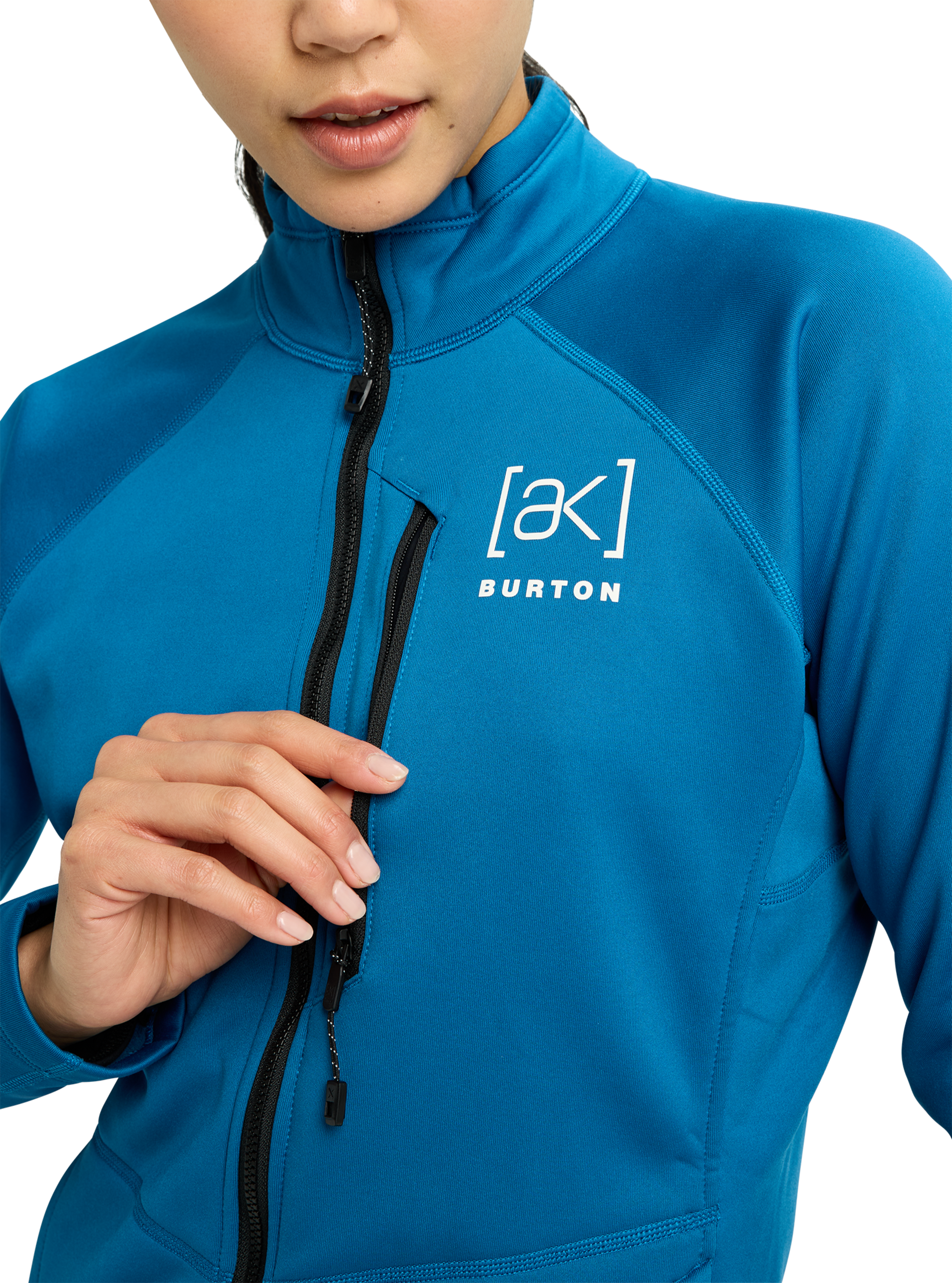 Burton [ak] Baker Stretch fleecejakke blå dame