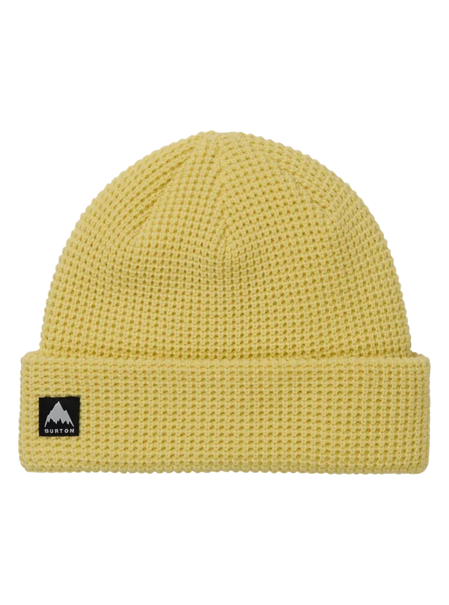 Burton Recycled Waffle Beanie lue glow yellow green resirkulert