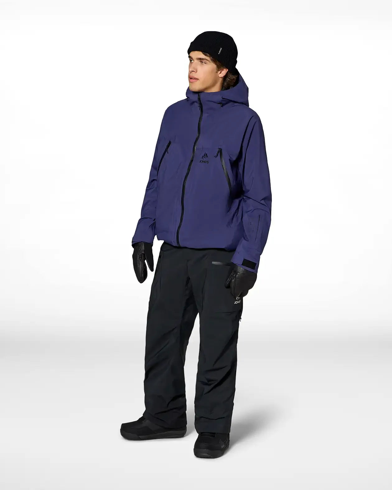 Jones Deeper Gore-Tex herrejakke stealth black 2-lags