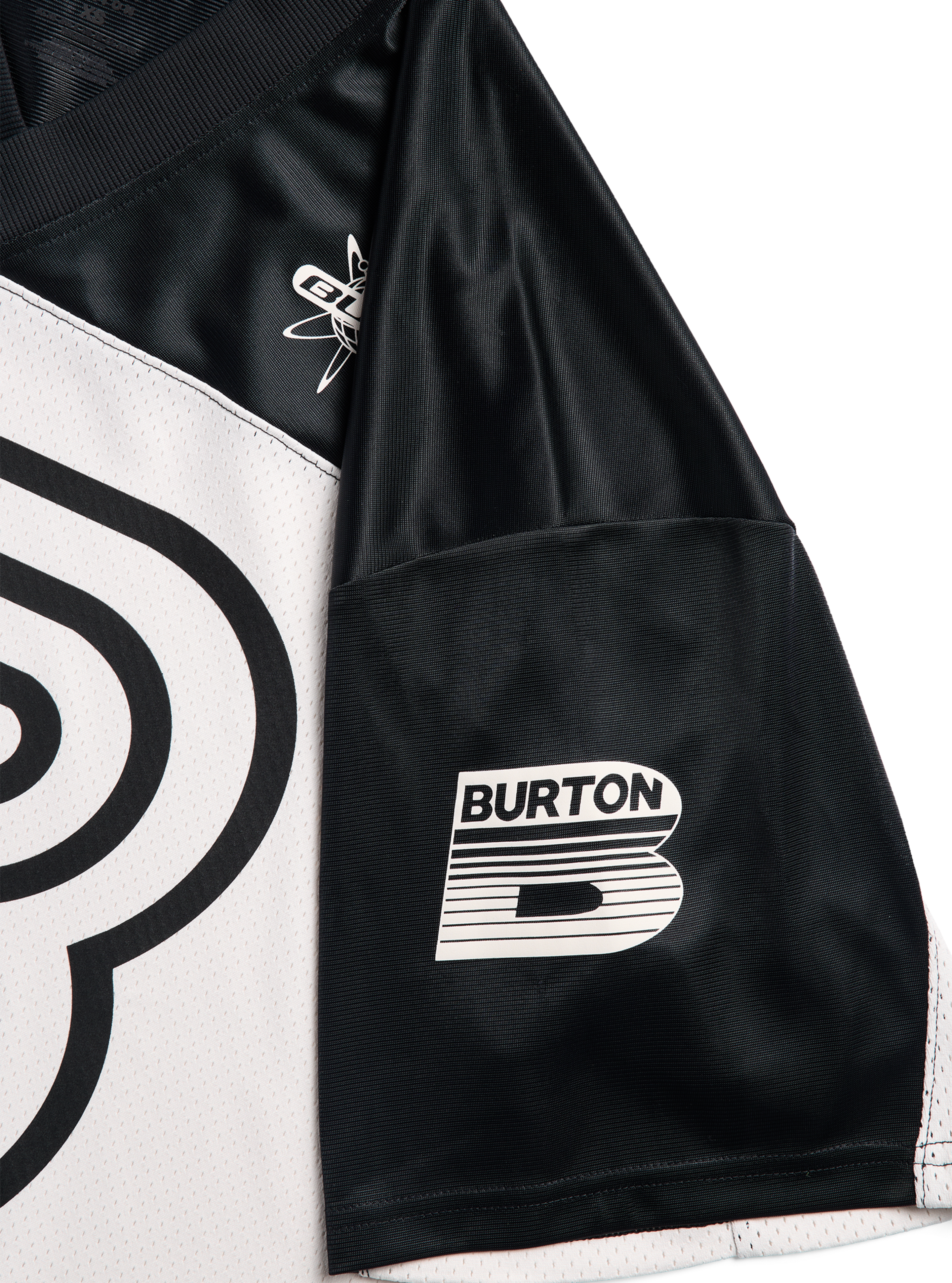 Burton Short Sleeve jersey true black planet purple teknisk