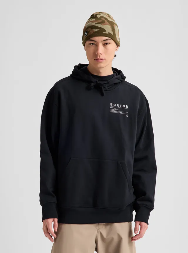 Burton Moretown hettegenser True Black økologisk bomull